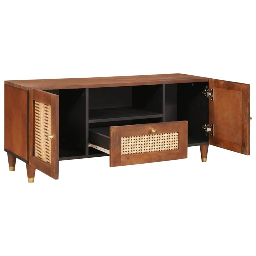 vidaXL Media-Regal Medienlagerung Schränke & Regale Braun 105 x 33,5 x 46 cm, 1-tlg.