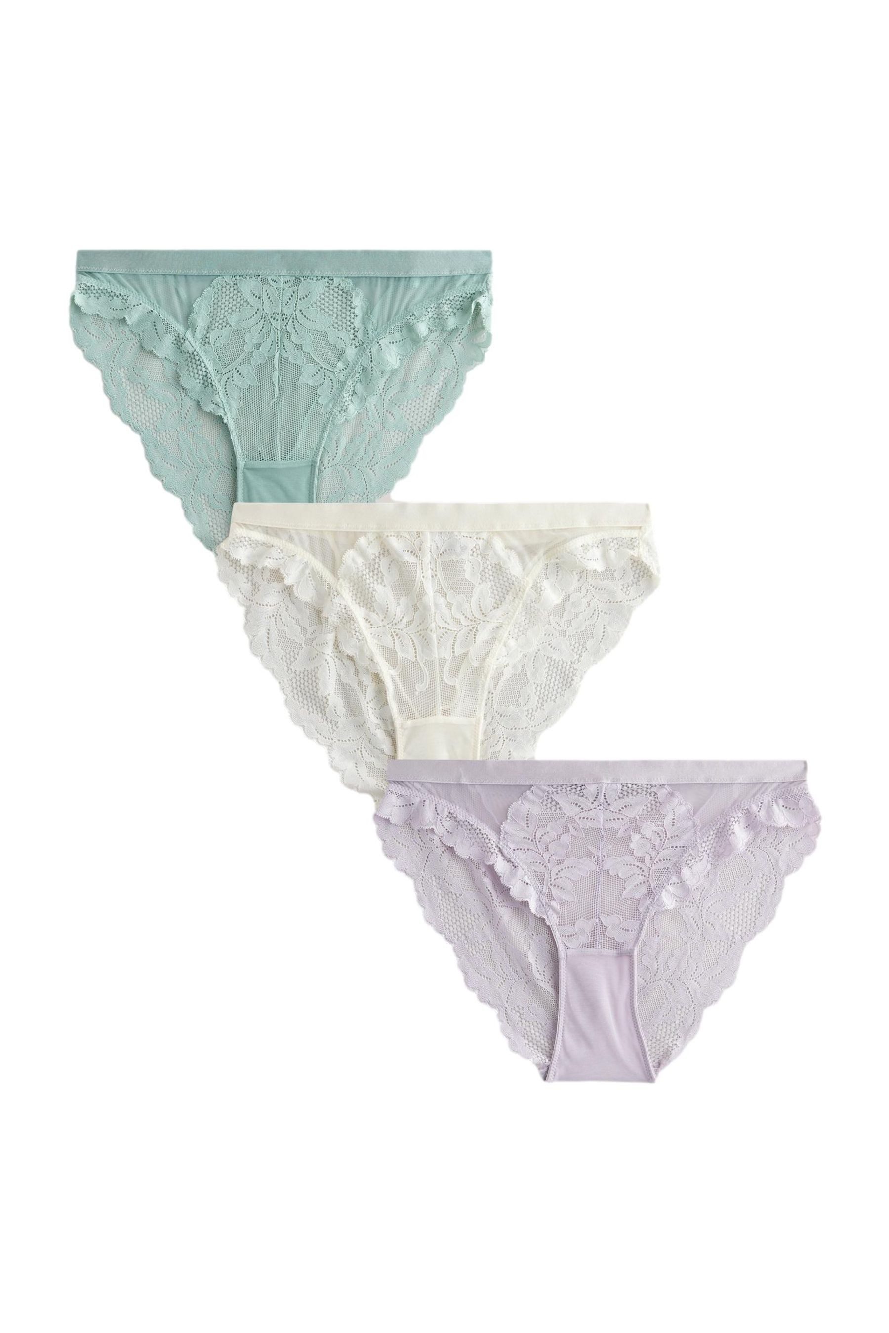 Slip Spitzenslips im 3er-Pack