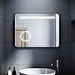 SONNI Badspiegel »LED Bad Spiegel 80 x 60cm wandspiegel Badezimmer Lichtspiegel Badspiegel mit Beleuchtung mit Kosmetikspiegel Kippschalter«, Bild 1