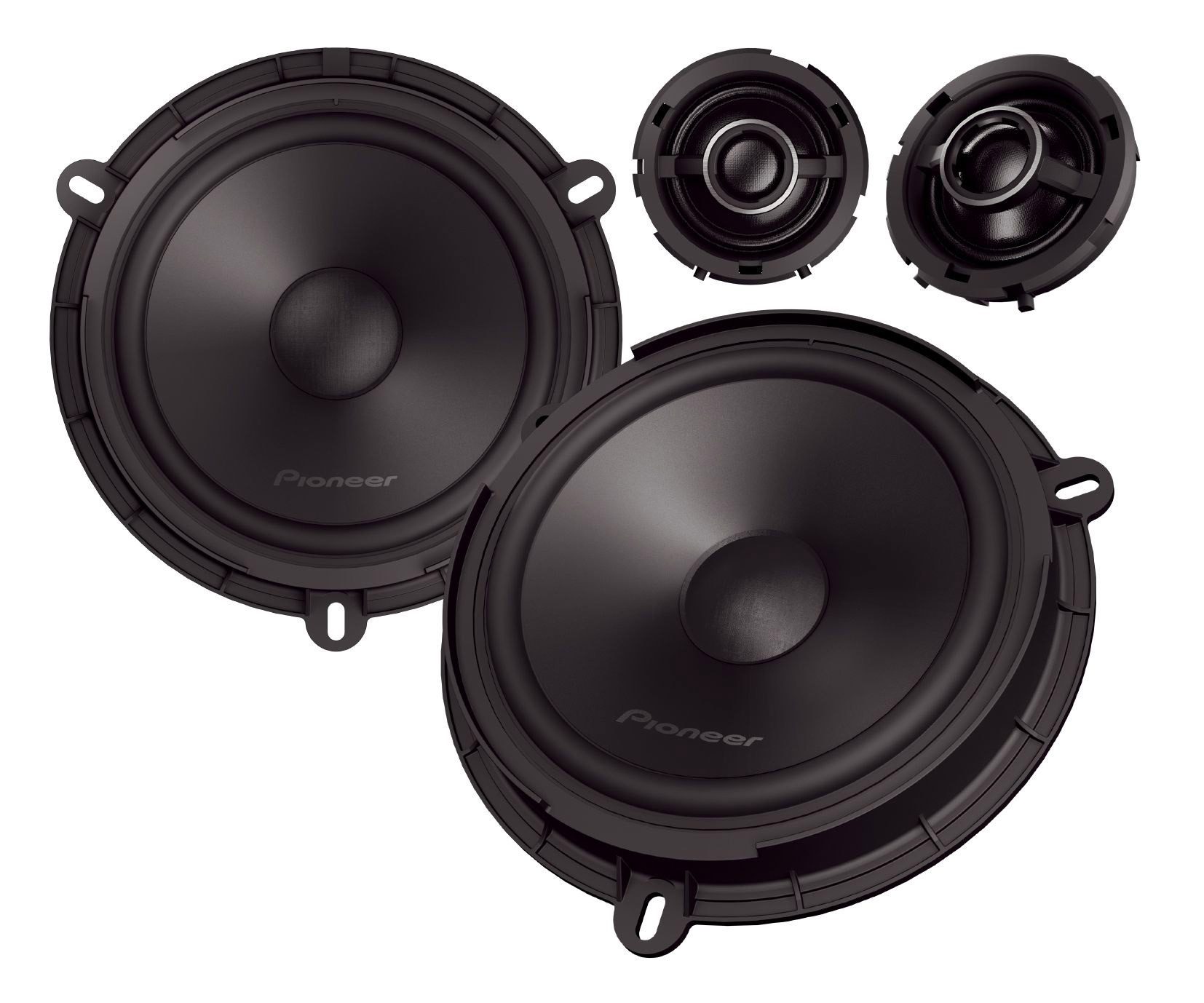 Pioneer TS-Q160C-FD, 165mm 2-Wege Lautsprecher Komponentensystem Auto-Lautsprecher (50 W)