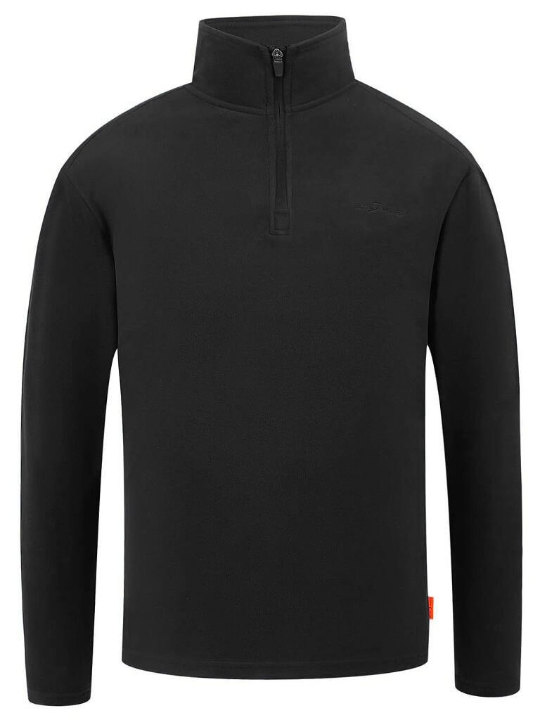 Blue Wave Fleecejacke Niklas Herren Half-Zip Fleece-Pullover Niklas mit Stehkragen & Reißverschluss