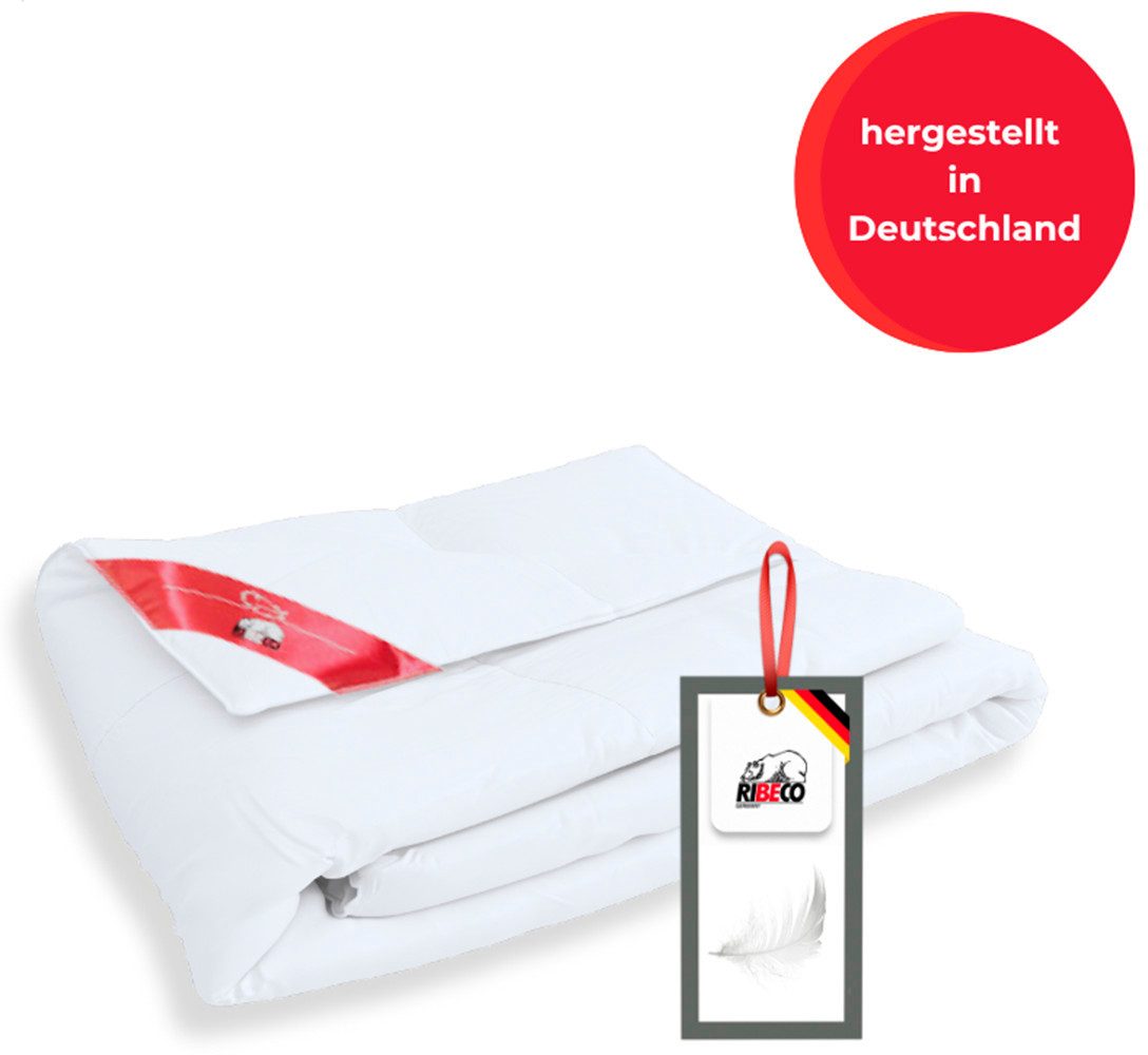 RIBECO Daunenbettdecke + Kopfkissen Johanna, Füllung: Bettdecke: 80% Daunen günstig online kaufen