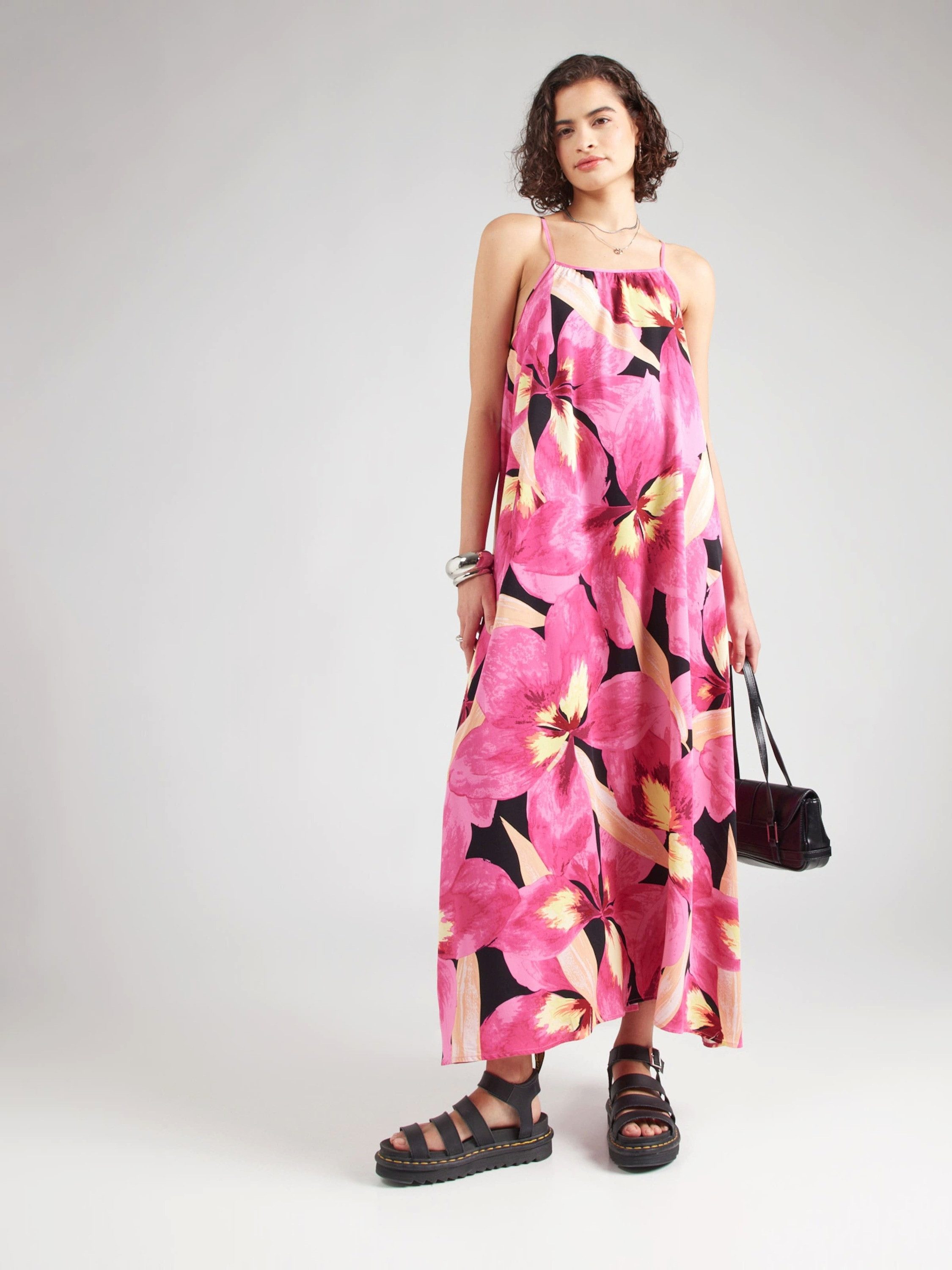 ONLY Maxikleid ONLALMA (1-tlg) Drapiert/gerafft