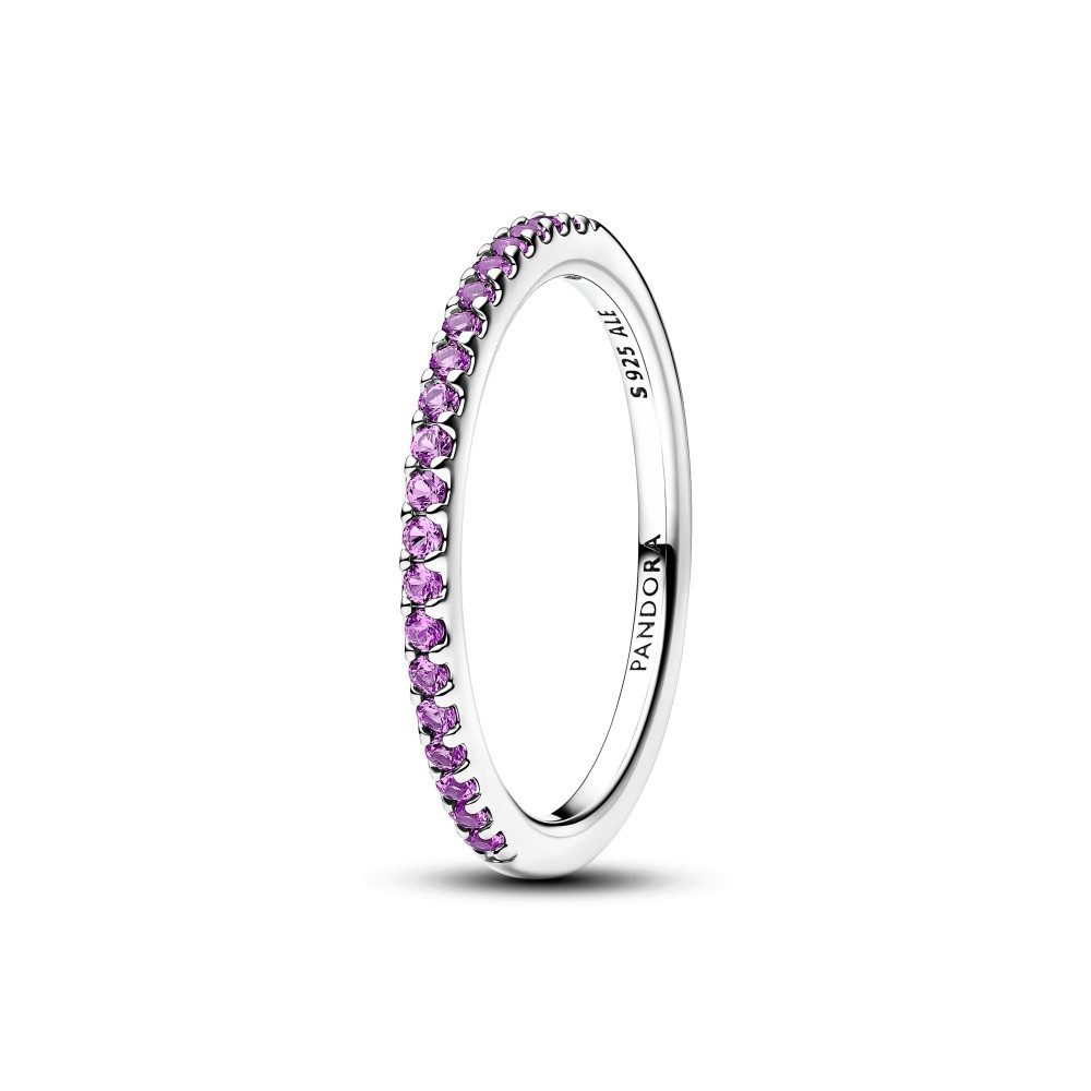 Pandora Fingerring Pandora Timeless Funkelnder lila Ring 192999C04-54 (1-tlg)