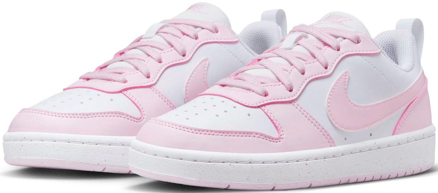 Nike Sportswear COURT BOROUGH LOW RECRAFT (GS) Sneaker white/pink