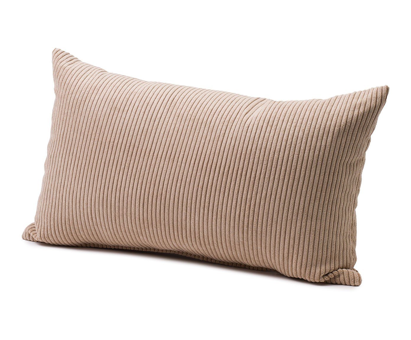 Kopfkissen Kissen, Dekokissen GÖZZE 30x50 CAPRI beige cm (BL Kissen creme Gözze, BL Füllung: cm) 30x50