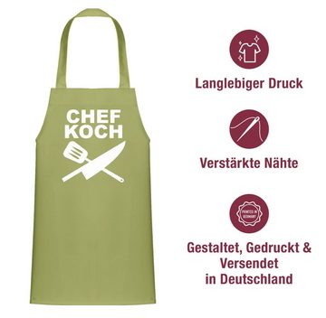 Shirtracer Kochschürze Chefkoch, (1-tlg), Kochschürze