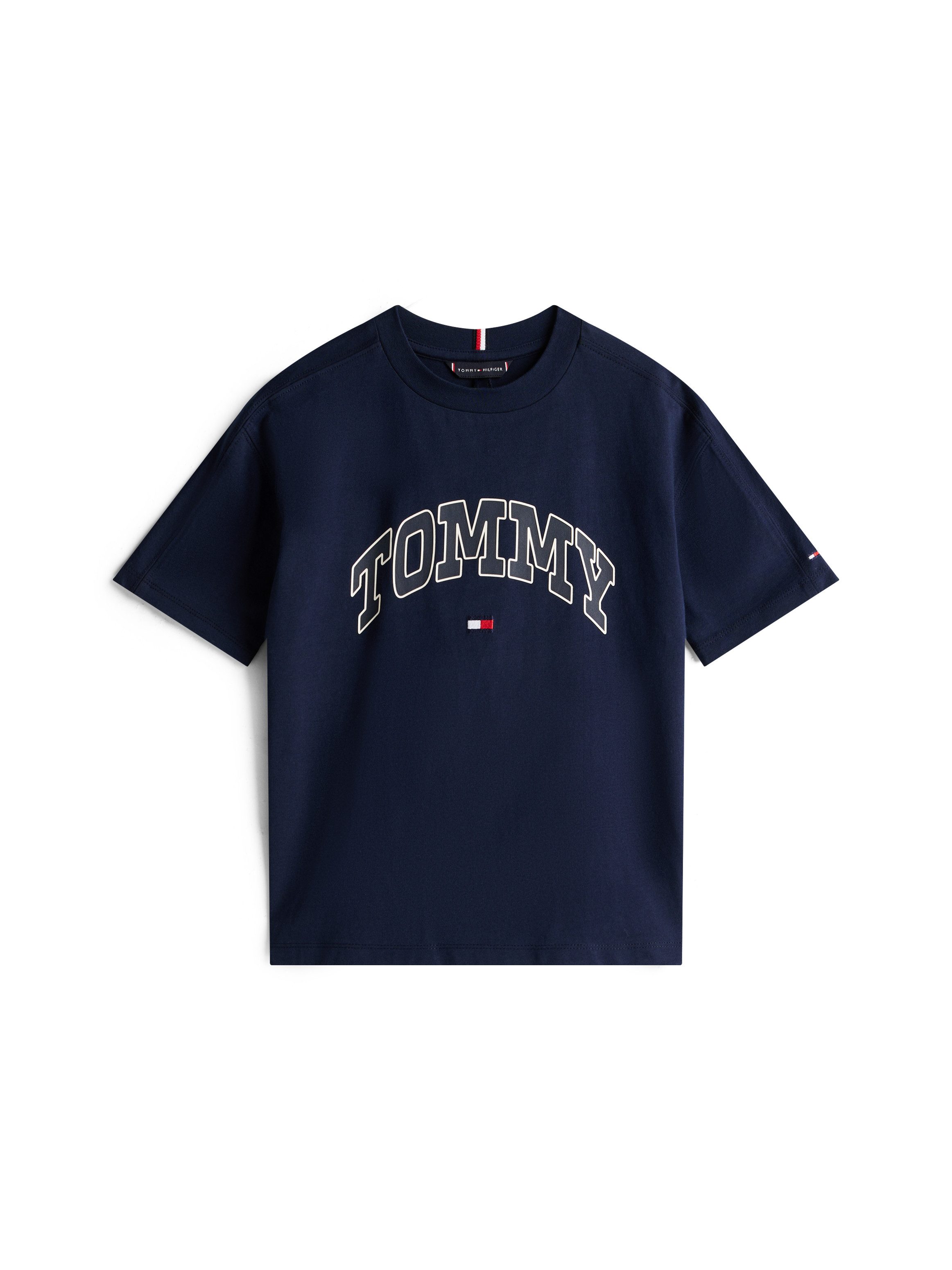 Tommy Hilfiger T-Shirt VARSITY RAISED PRINT TEE SS Kinder bis 16 Jahre – Bild 5 von 5