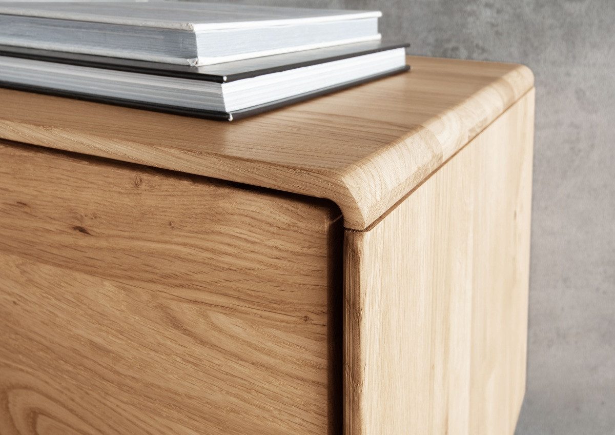 Main Möbel TV-Schrank TV Board zum hängen 220cm "Belfast" Wildeiche massiv