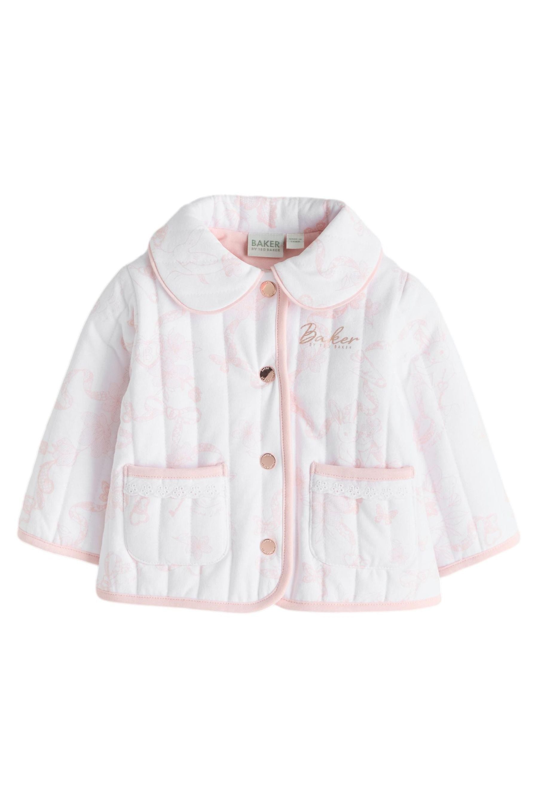 Baker by Ted Baker Steppjacke Baker by Ted Baker Steppjacke mit Häschen-Print (1-St)