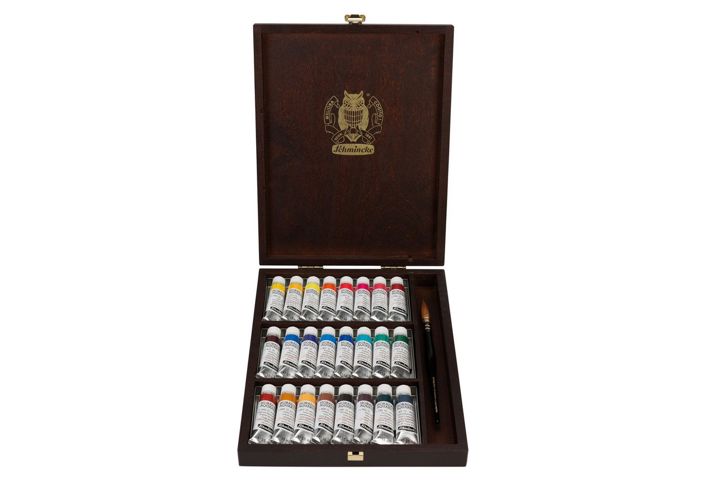 Thumbnail - Schmincke Aquarellfarbe Horadam Malkasten - 40 x halbe Näpfchen Supergranulation 74 440 097