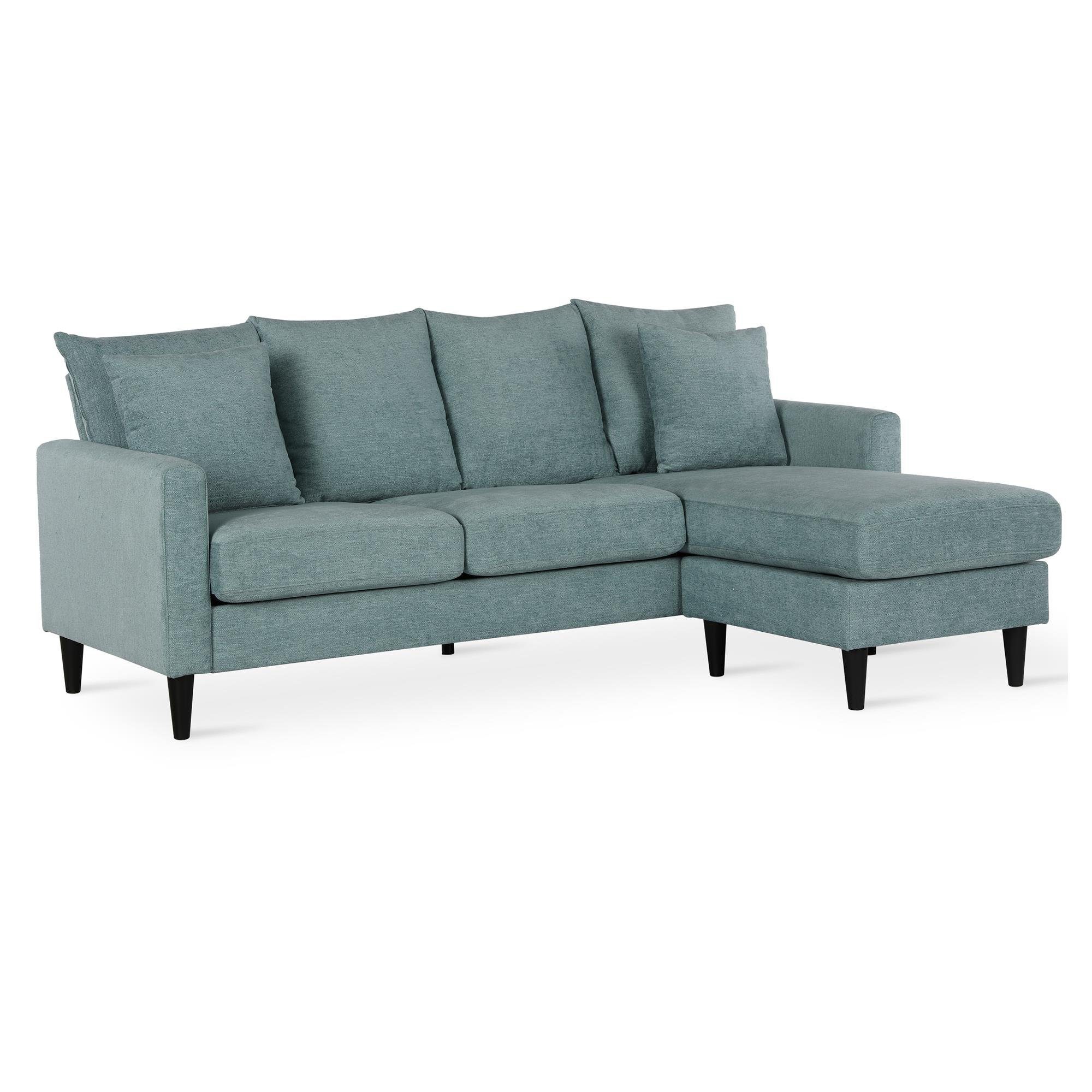 Forbin loft24 Ecksofa Blaugrün