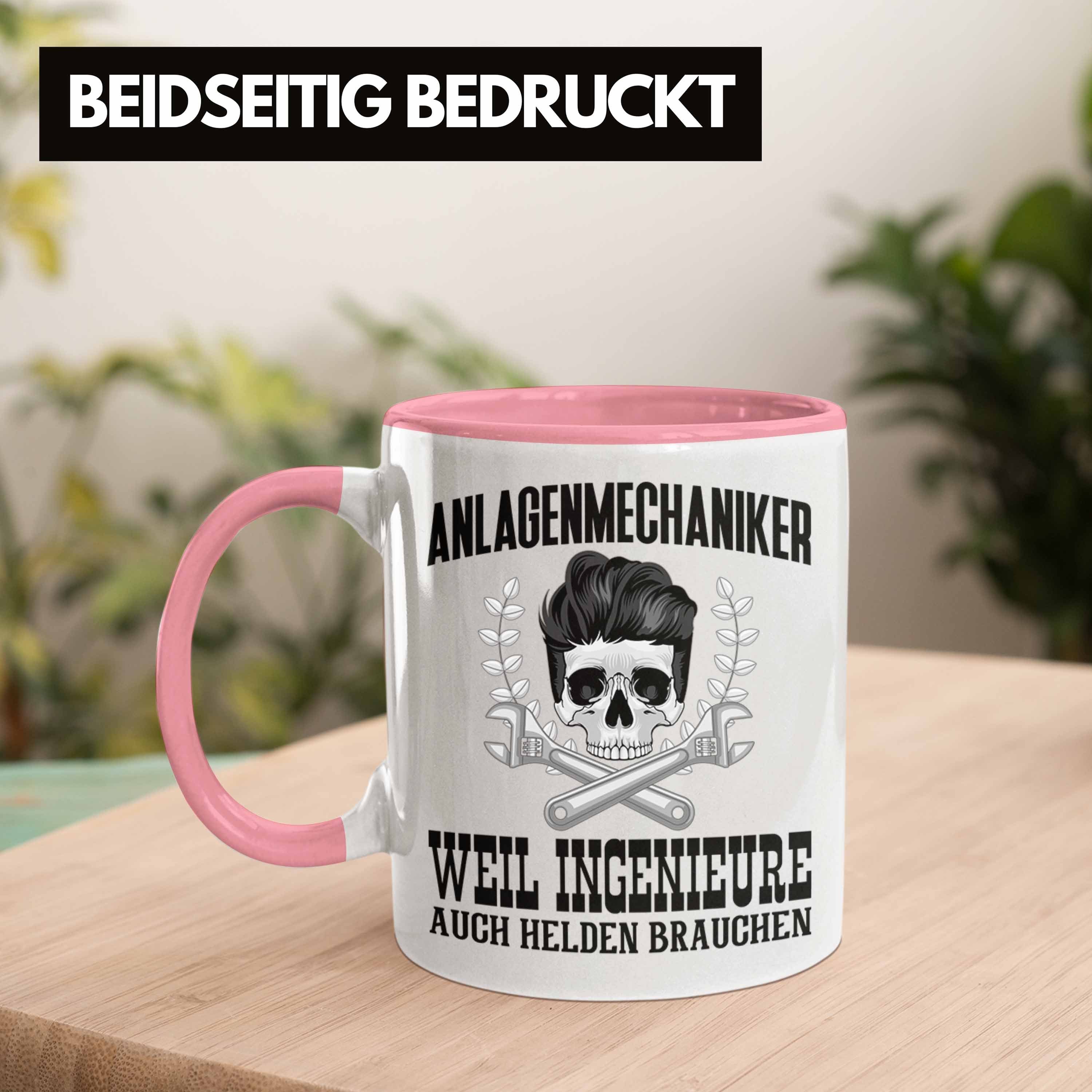 Trendation Tasse Geschenk Weil Rosa Ingenieure Männer Spruch Tasse Anlagenmechaniker He Auch