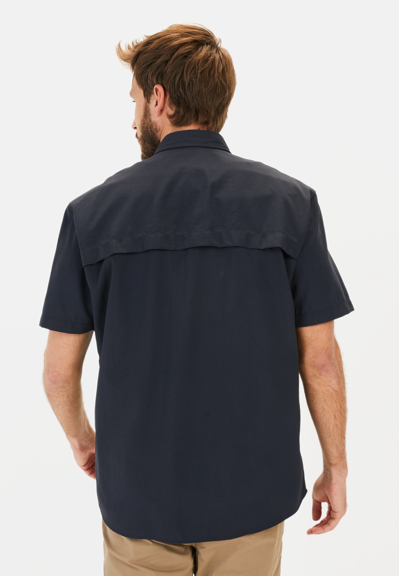 camel active Kurzarmhemd mit Cooling Effekt Kurzarm Kentkragen Kentkragen günstig online kaufen