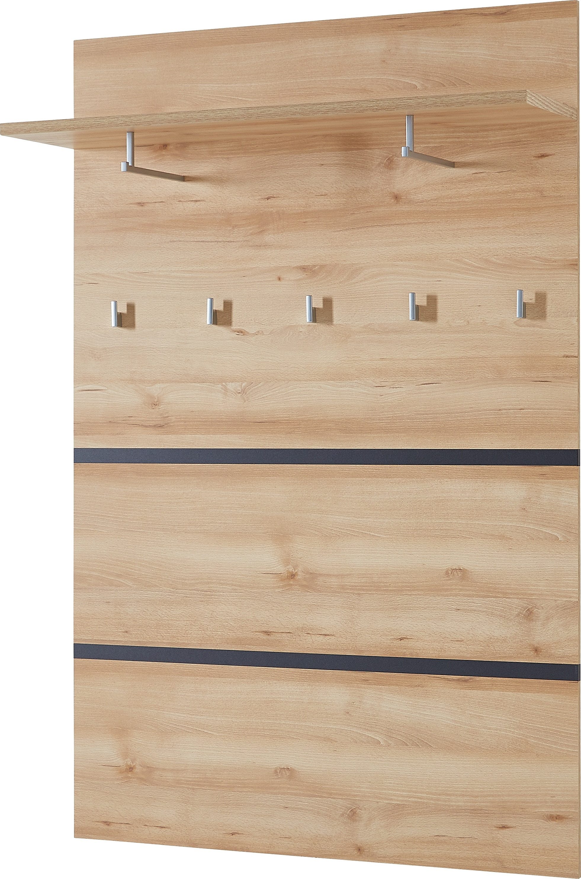 FURNARO Garderobenpaneel, Wandgarderobe Kleiderhaken Flur Made in Germany 96x147x30 cm
