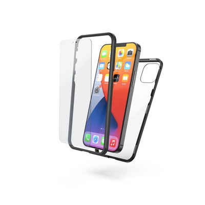 Hama Smartphone-Hülle Cover Magnetic Displayglas für Apple iPhone 12 Pro, Schwarz