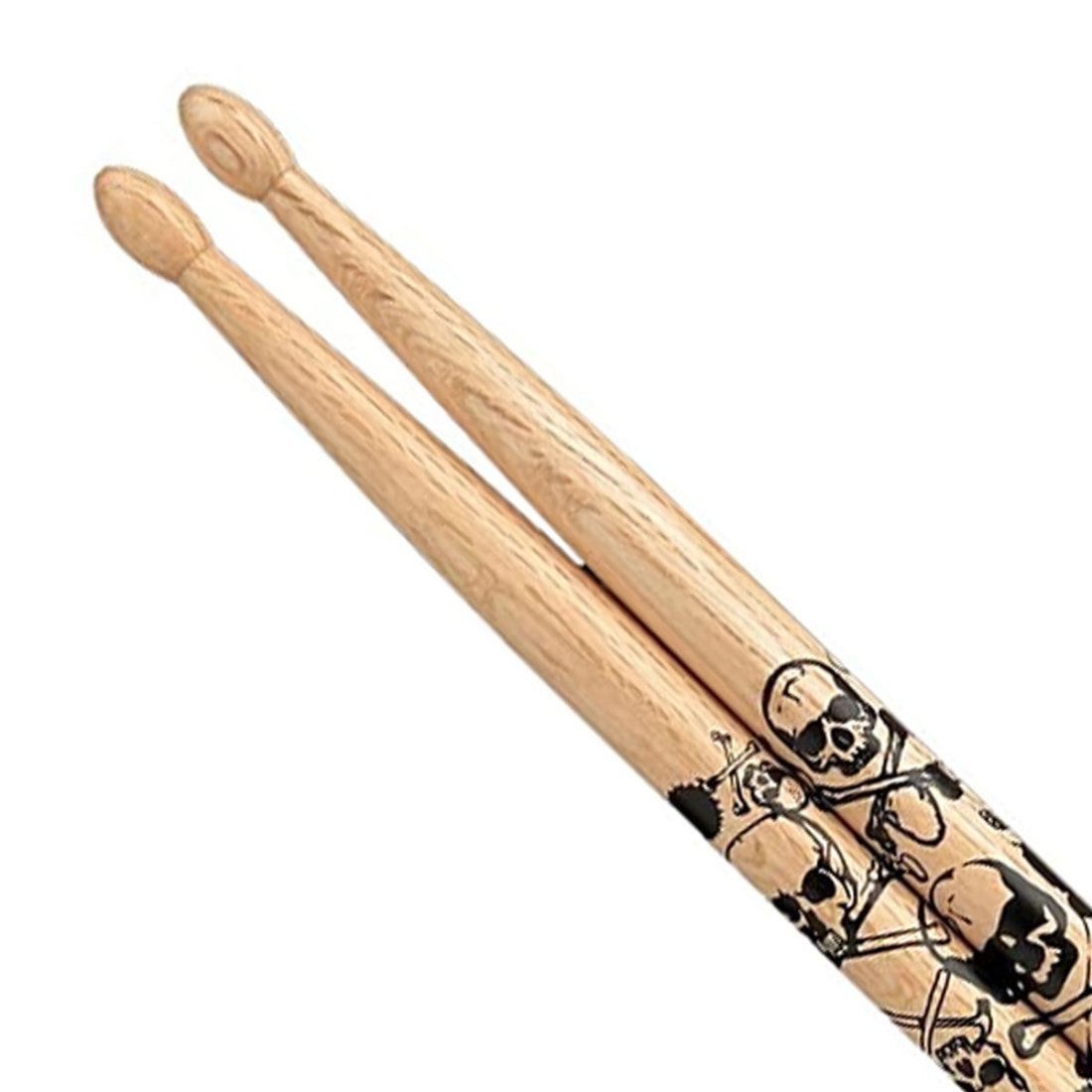 Tama Drumsticks Tama Schlagzeugstöcke 5A-S Totenkopf Design (1 Paar), mit Totenkopf Aufdruck