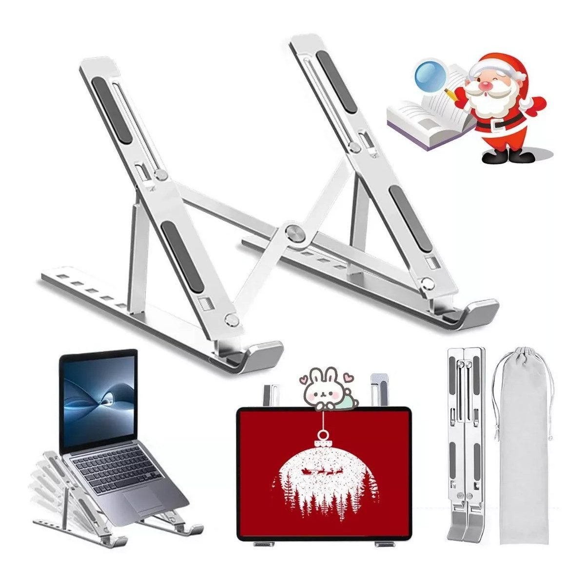 MOPUEA Laptoptisch Laptoptisch Faltbarer Laptop-Ständer 6 Winkel Tablet-Stä günstig online kaufen