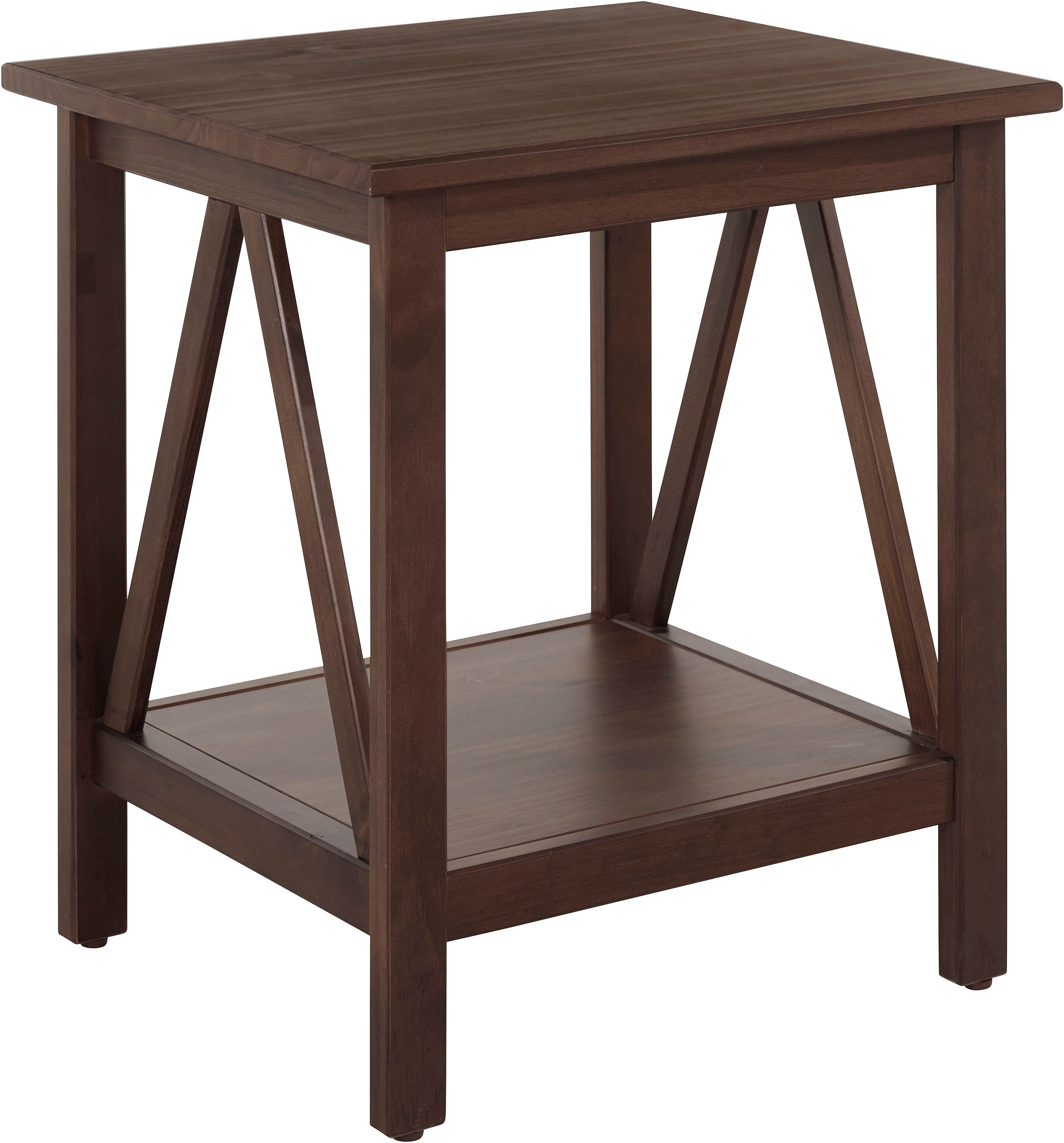 Timbers Beistelltisch Fonville (1-St), Beistelltisch aus Kiefernholz, Ablag günstig online kaufen