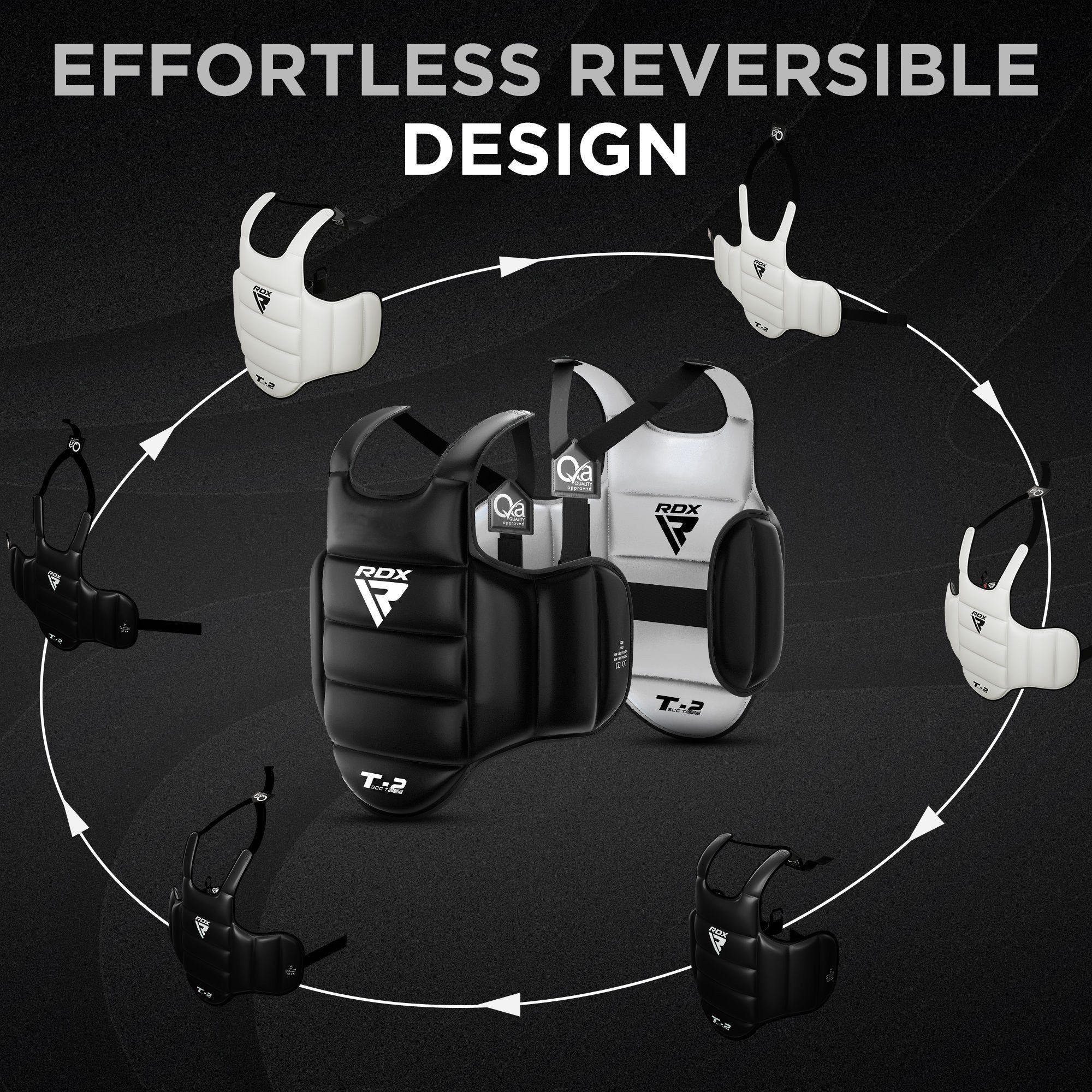RDX Sports Brustschutz RDX Body Protector Martial Arts, Chest Protector Kickboxing – Bild 4 von 5