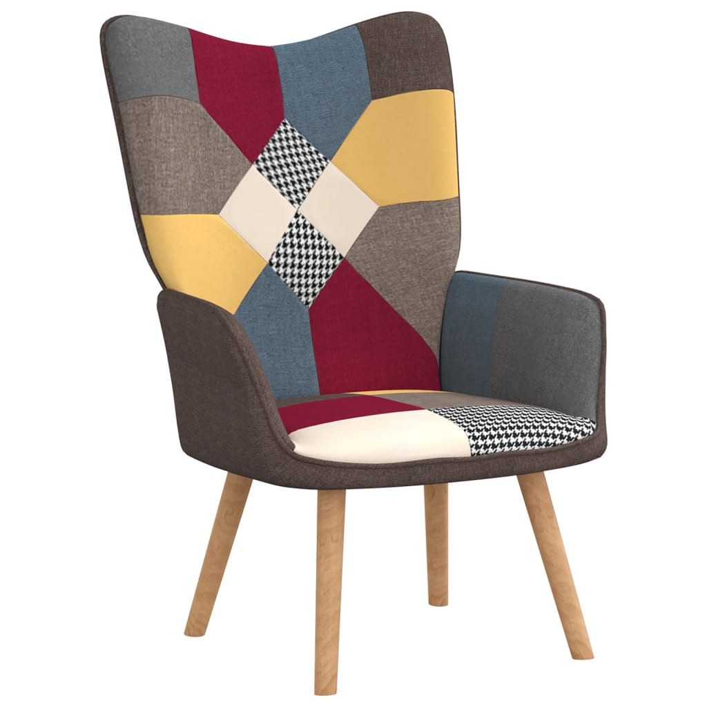 vidaXL Sessel 615 x 69 x 955 cm Relaxsessel Loungesessel Sessel Polsterstuhl Patchwo