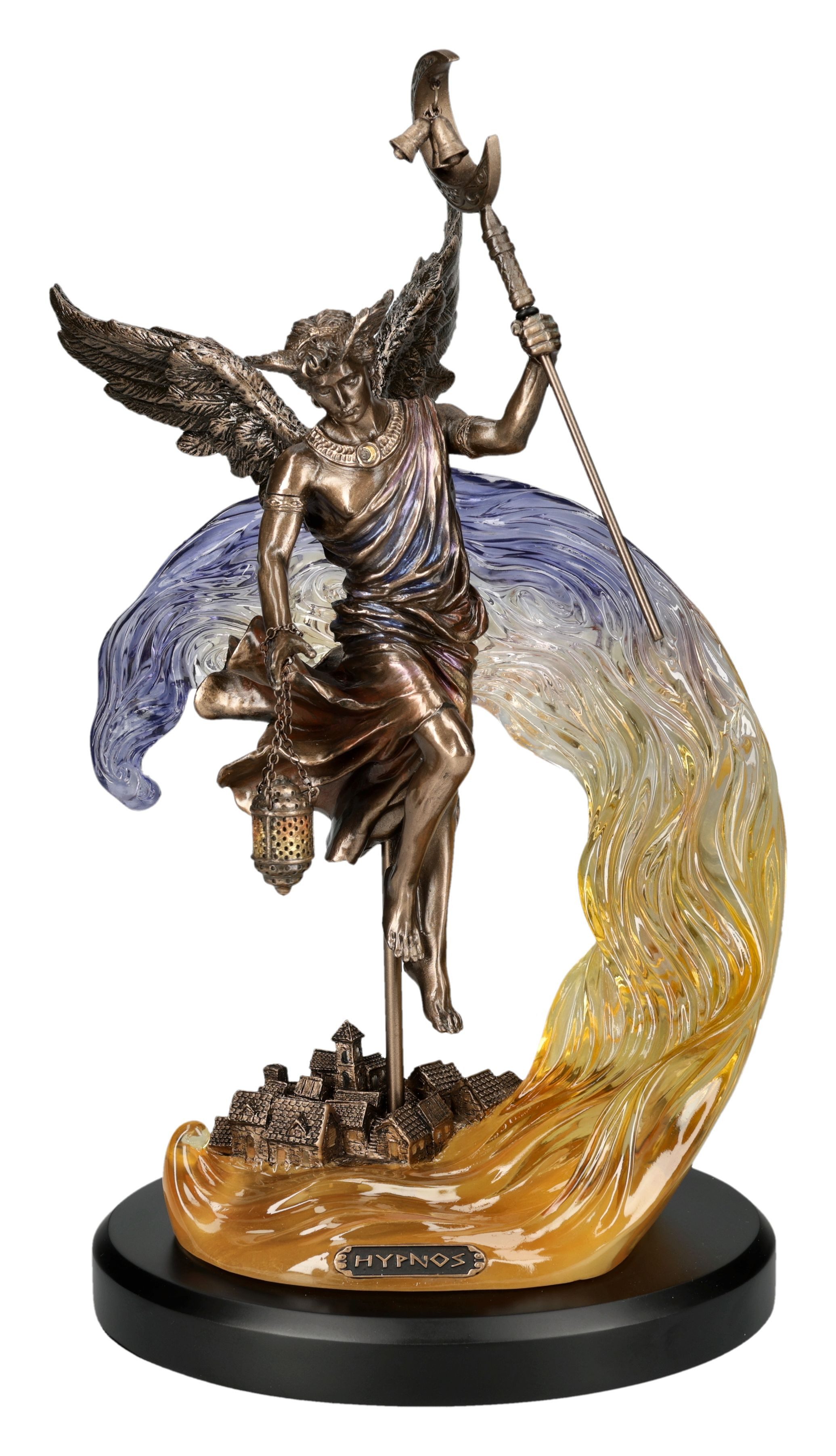 Figuren Shop GmbH Dekofigur Hypnos Statue – Griechischer Gott des Schlafs Figur 32,5 cm Dekofigur