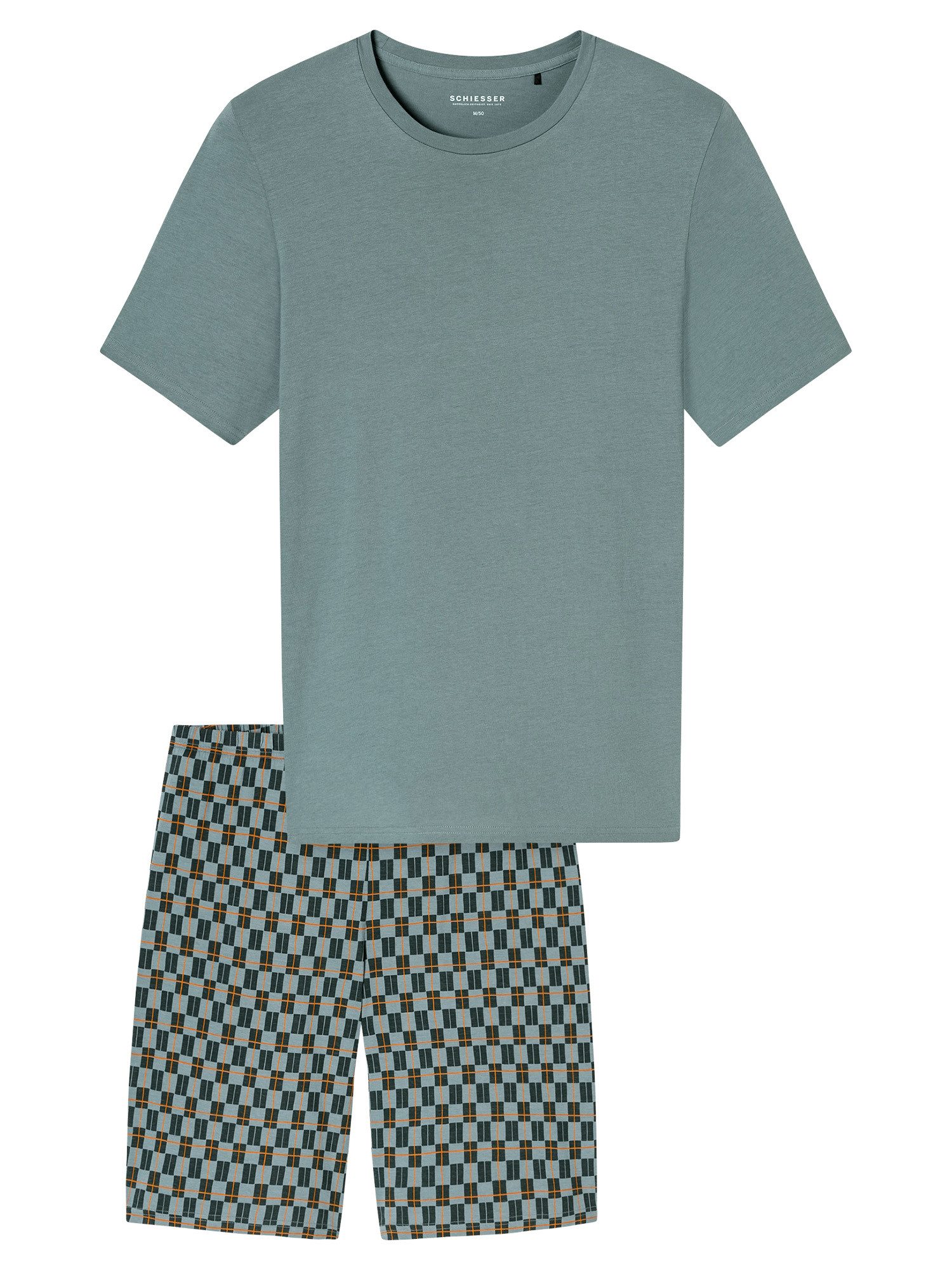 Schiesser Pyjama Rundhals - Casual Essentials günstig online kaufen