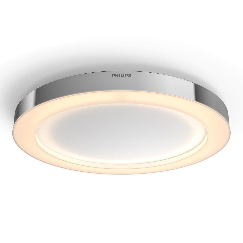 Philips Hue Spiegelleuchte LED Deckenleuchte Adore tunable White in Chrom 25W 2900lm IP44, keine Angabe, Leuchtmittel enthalten: Ja, fest verbaut, LED, warmweiss, Badezimmerlampen, Badleuchte, Lampen für das Badezimmer