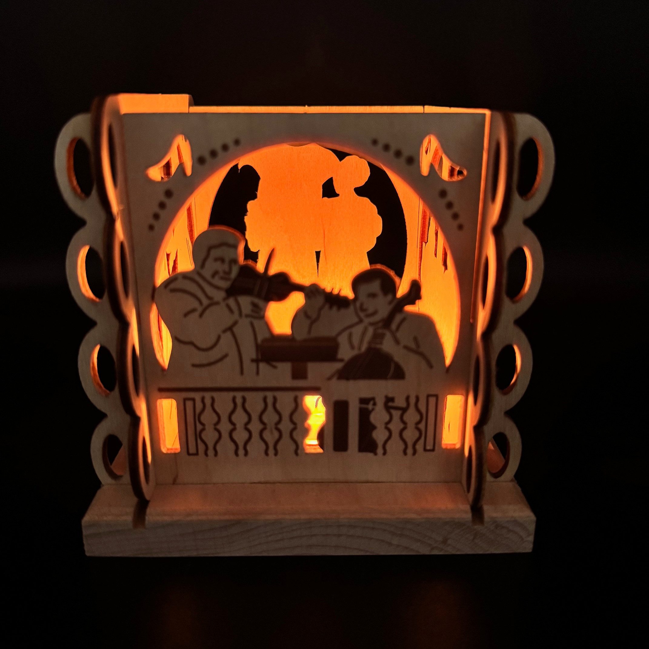 SAICO Original Laterne "Drei Haselnüsse für Aschenbrödel" aus dem Erzgebirg günstig online kaufen