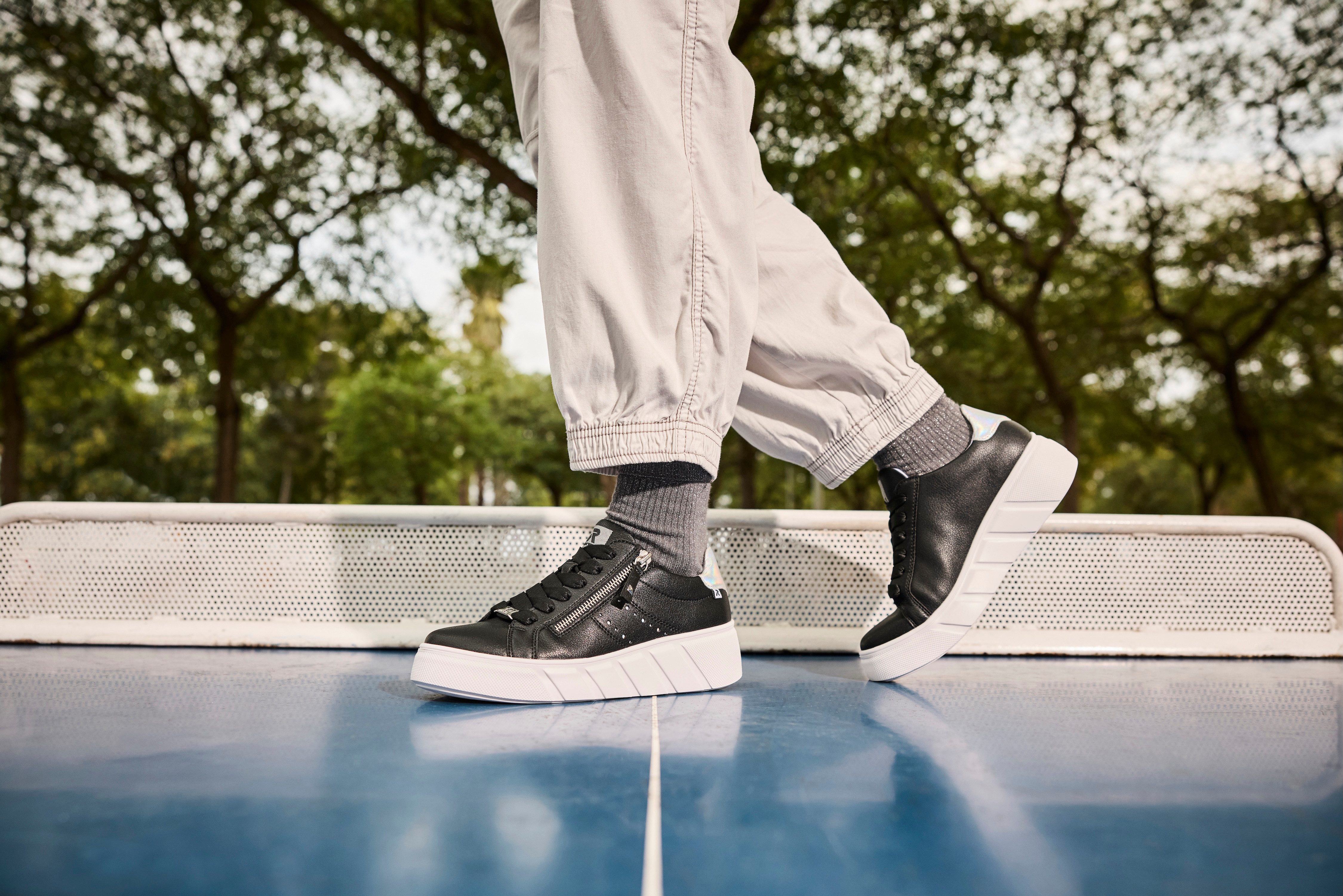 RIEKER Sport Plateausneaker, Freizeitschuh, Halbschuh, Schnürschuh günstig online kaufen
