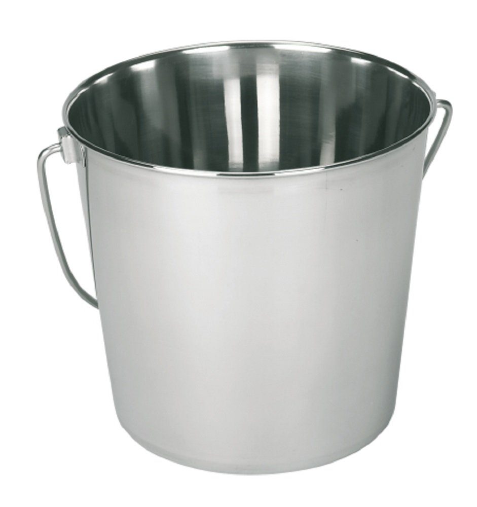 Eiseimer Edelstahleimer 5,7ltr. Kerbl 29375 Eimer Wassereimer
