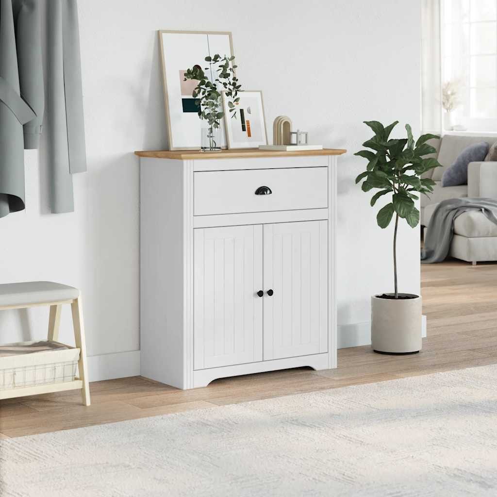 vidaXL Aufbewahrungsbox Flurschrank BODO Weiß und günstig online kaufen
