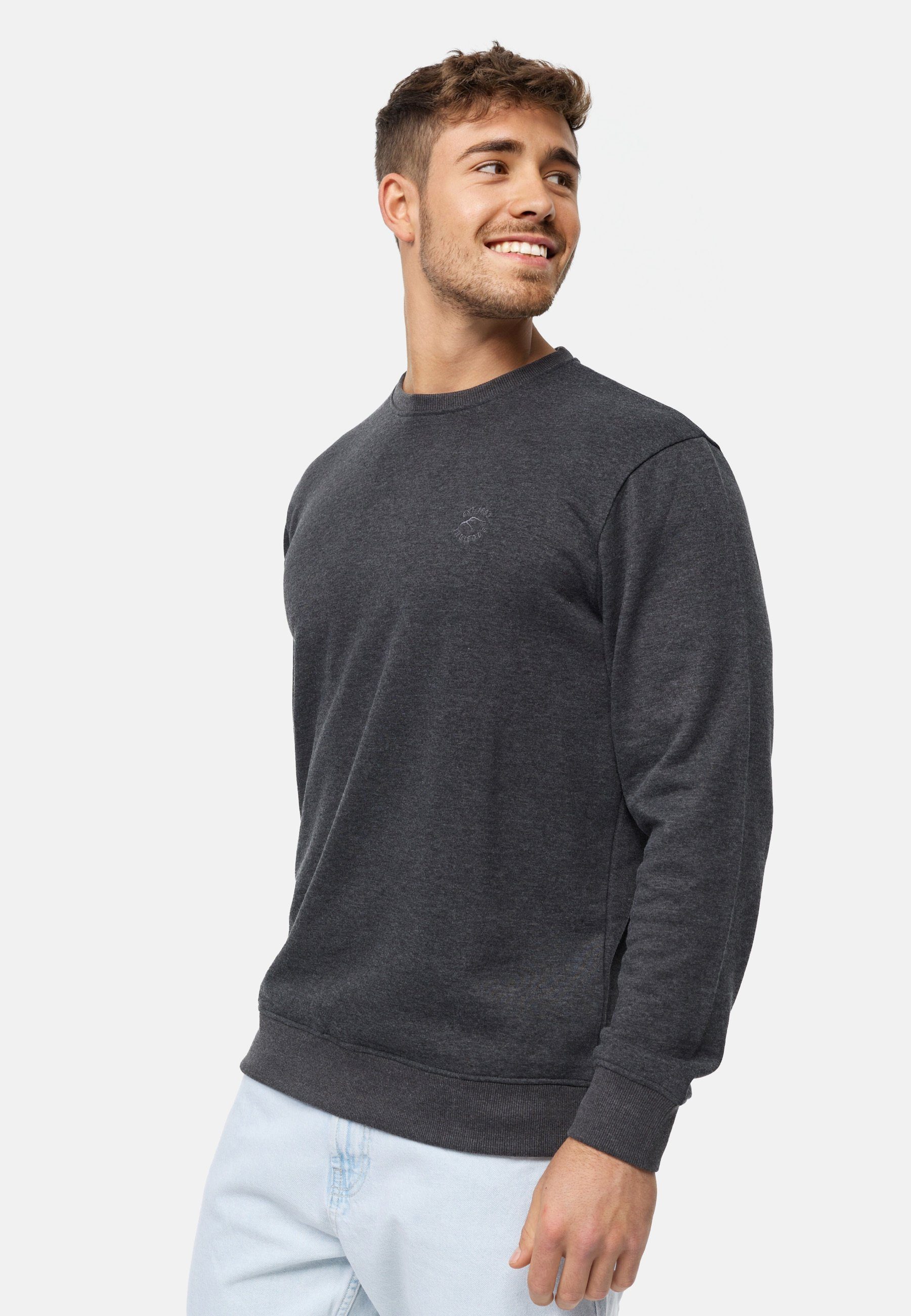 Indicode Sweater Mix Charcoal Holt