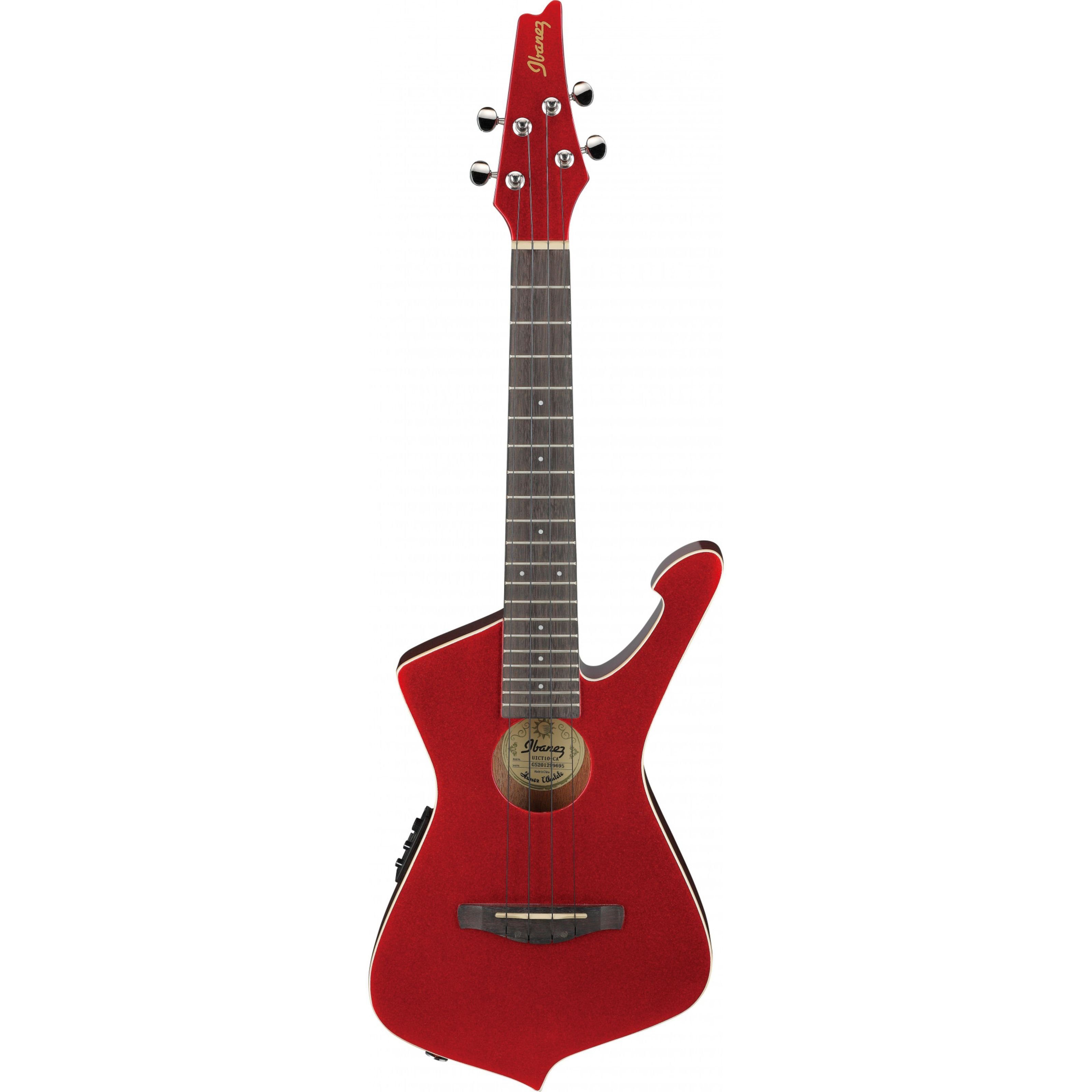 Ibanez Ukulele, UICT 10 Candy Apple - Tenor Ukulele