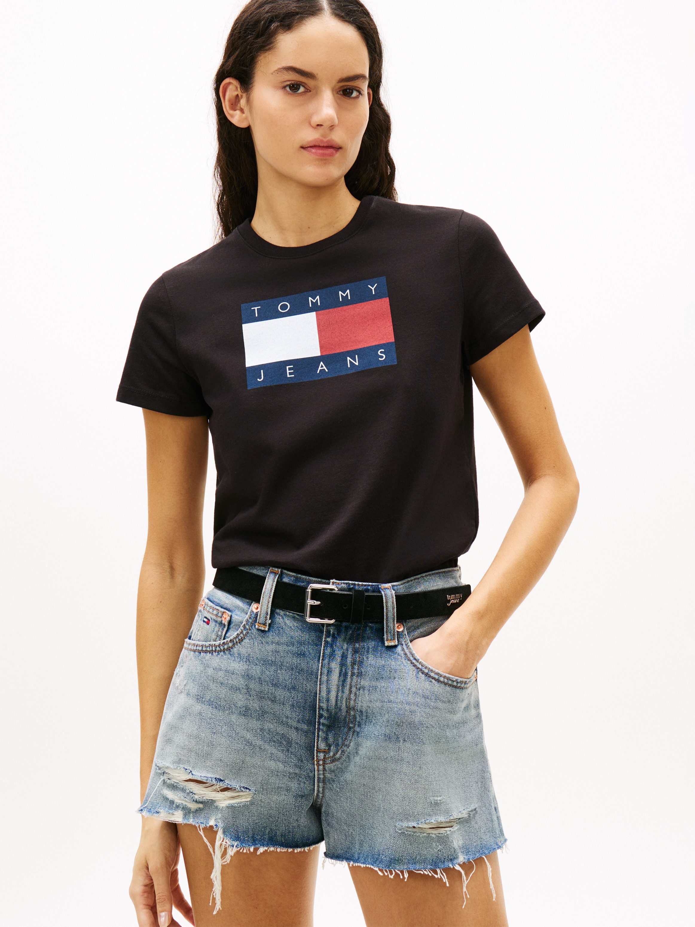 Tommy Jeans Kurzarmshirt TJW REG TJ FLAG SS TEE