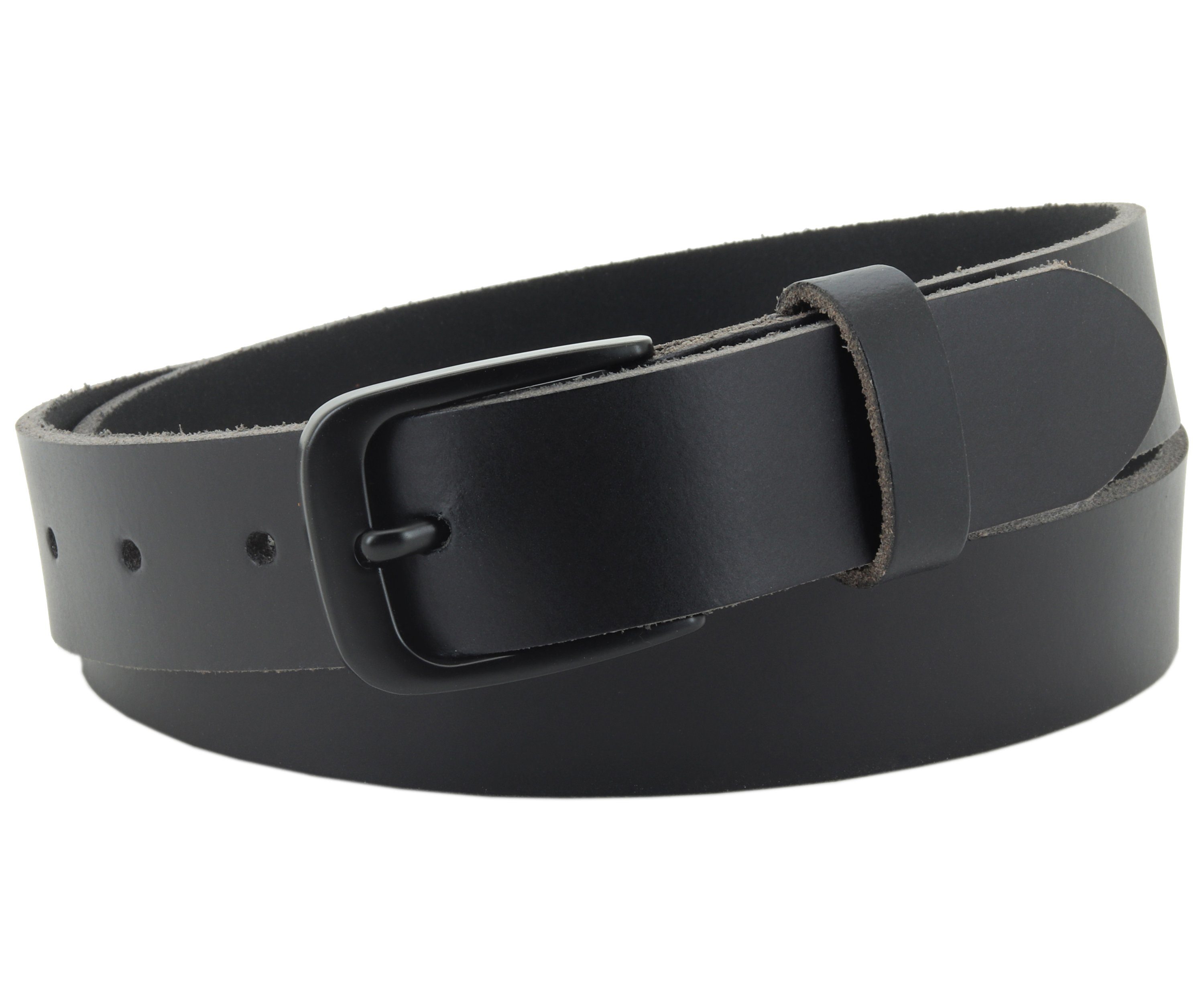 COLOGNEBELT Ledergürtel C18-PL 3 cm breiter schwarzer Ledergürtel mit Gürte günstig online kaufen