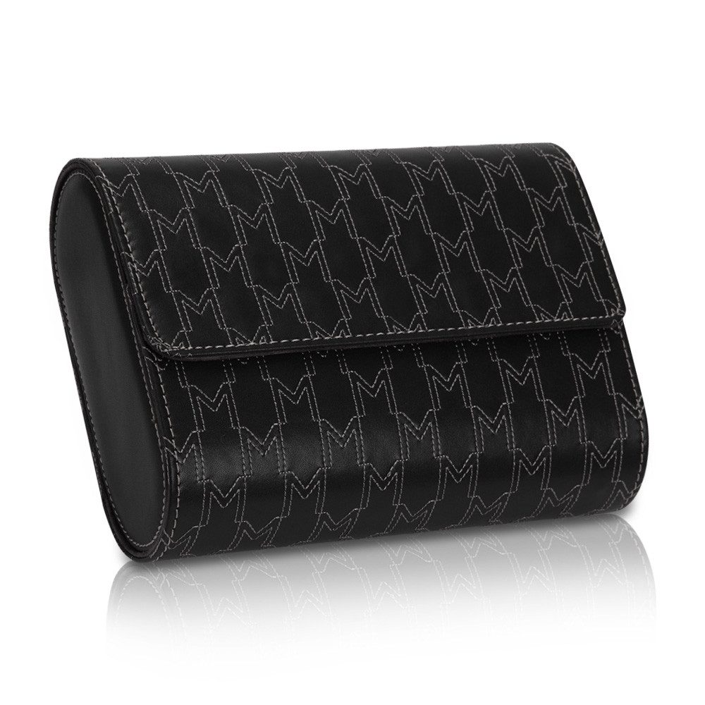 MODALO Uhrenrolle OPTIMUS 6 Uhren (Uhrenbox Uhrenetui Uhrenkasten Uhren Aufbewahrung, Uhrenrolle 6 Uhren)