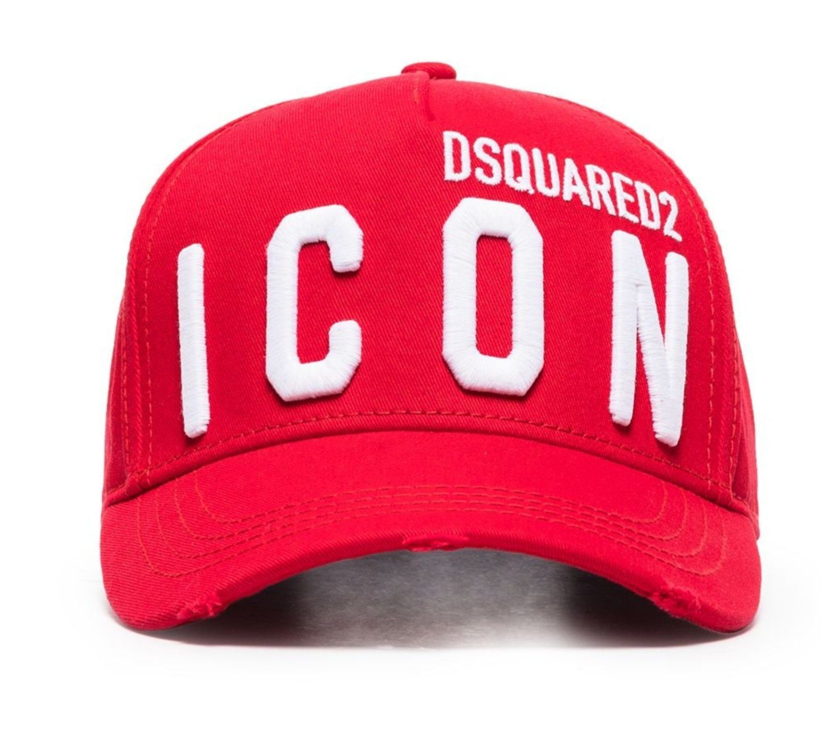 Cap Dsquared2 Baseball DS-192-Rot-Weiss