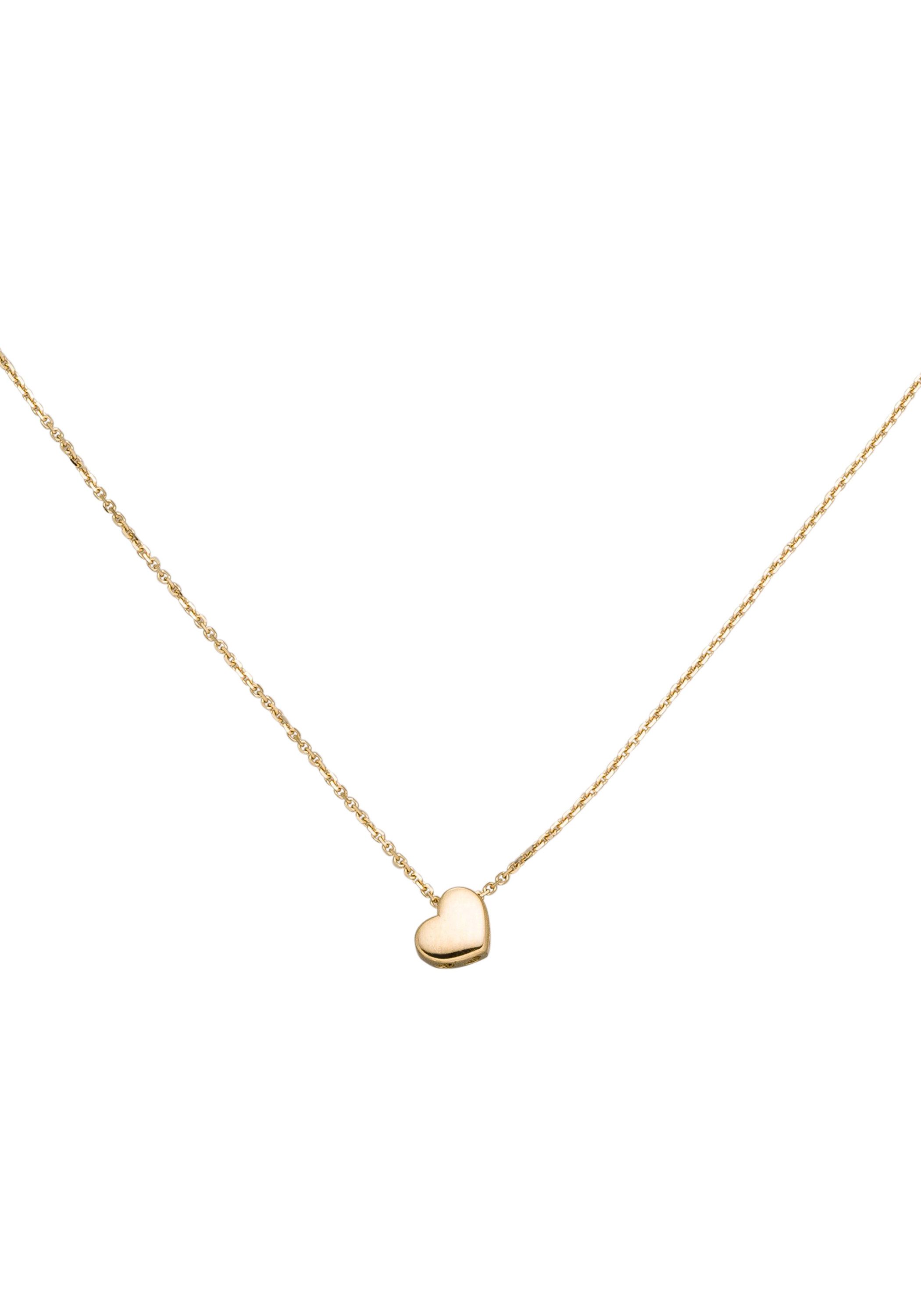 JOBO Kette mit Anhänger Herz, 375 Gold 42 cm günstig online kaufen