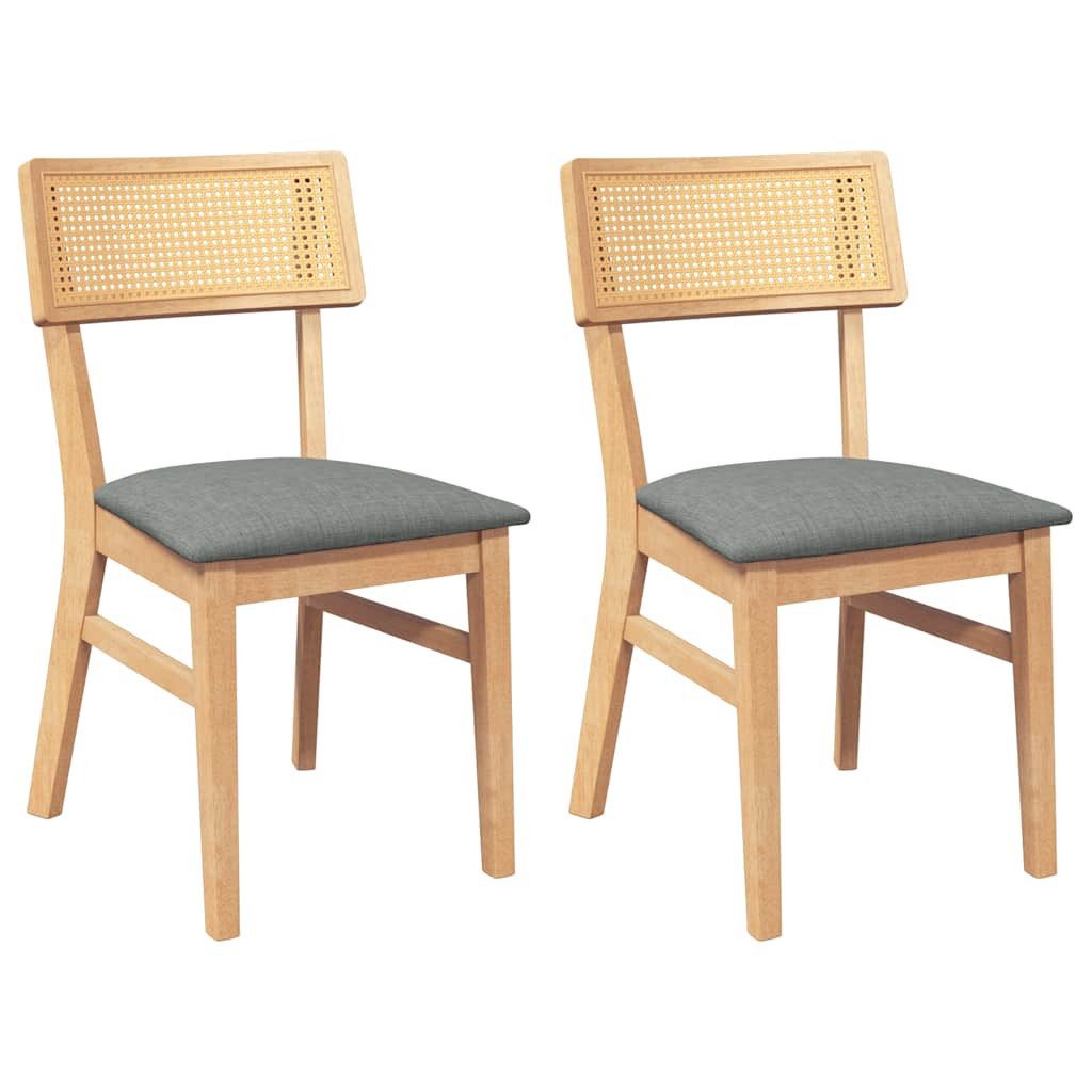vidaXL Stuhl 47 x 50 x 815 cm Stuhl Esszimmer Esszimmerstuhl Holzstuhl 2 Stk Massiv