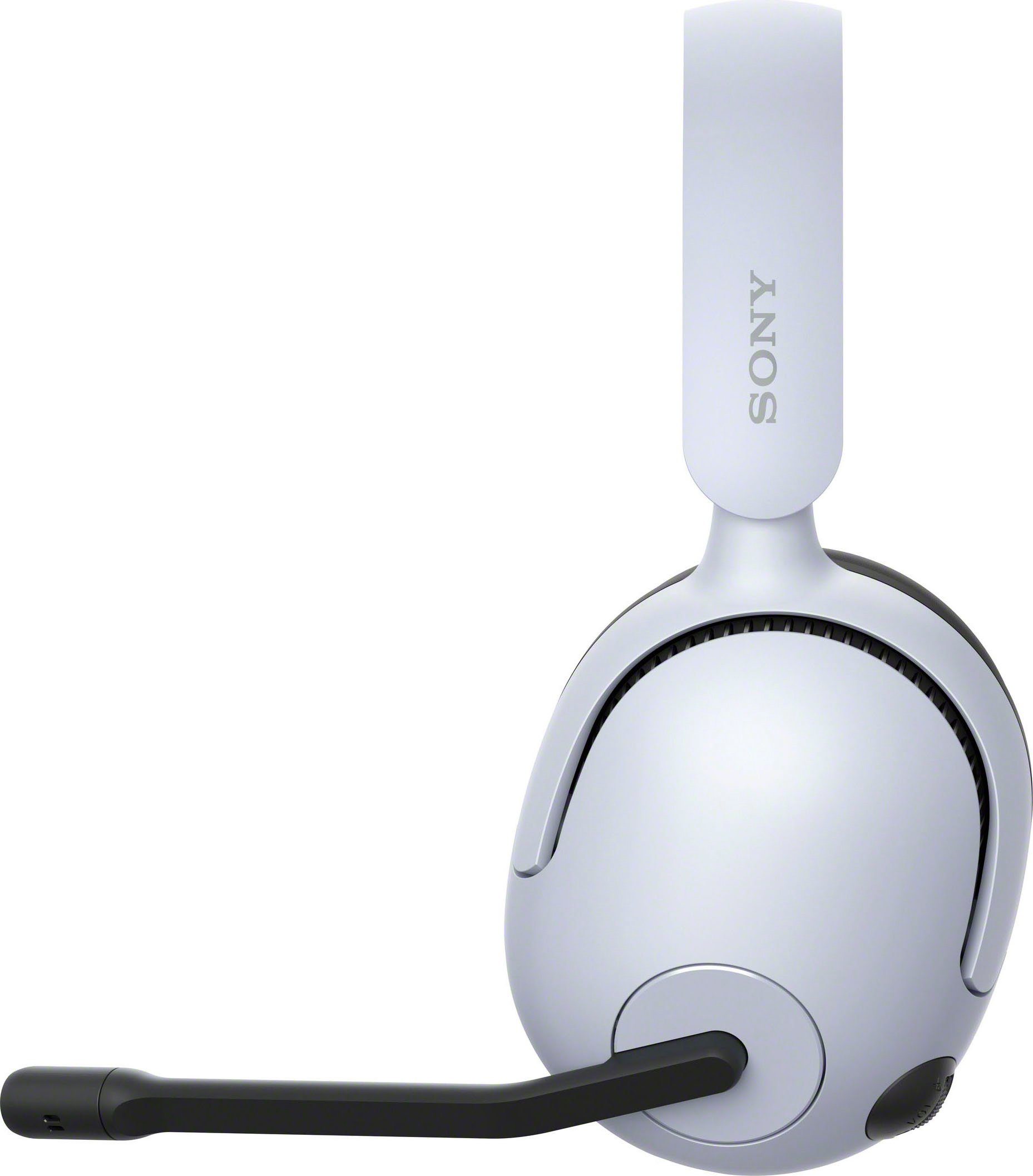 Sony INZONE H5 Bluetooth, SpatialSound, (Rauschunterdrückung, Mic Latenz, Gaming-Headset 28Std mit weiß AI) Akkulaufzeit, geringe 360