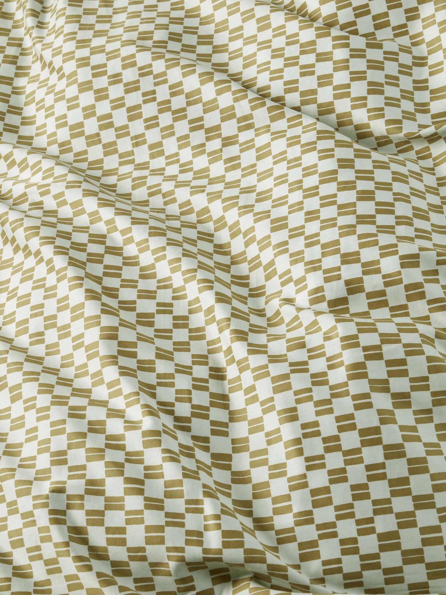 Marc O'Polo Home Bettwäsche Svea, Satin, 2 teilig, mit geometrischem Muster