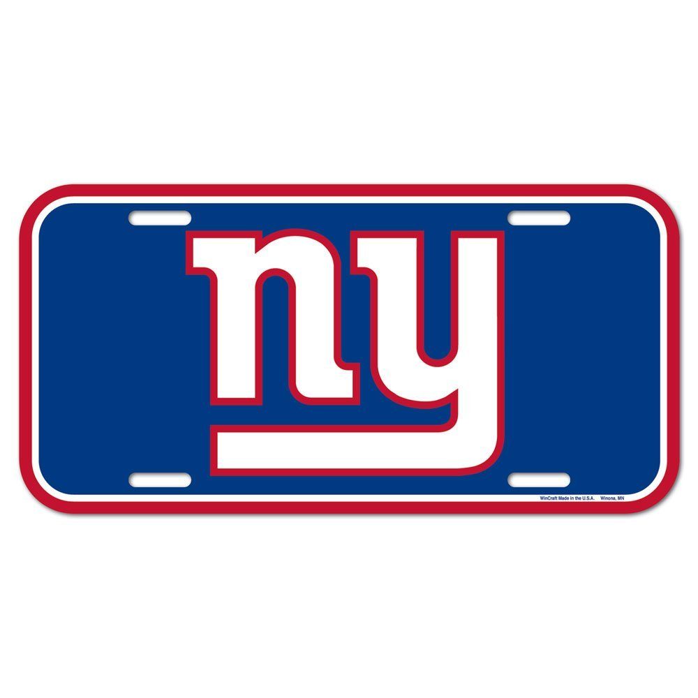 WinCraft Schmuckset NFL Kennzeichenschild New York Giants