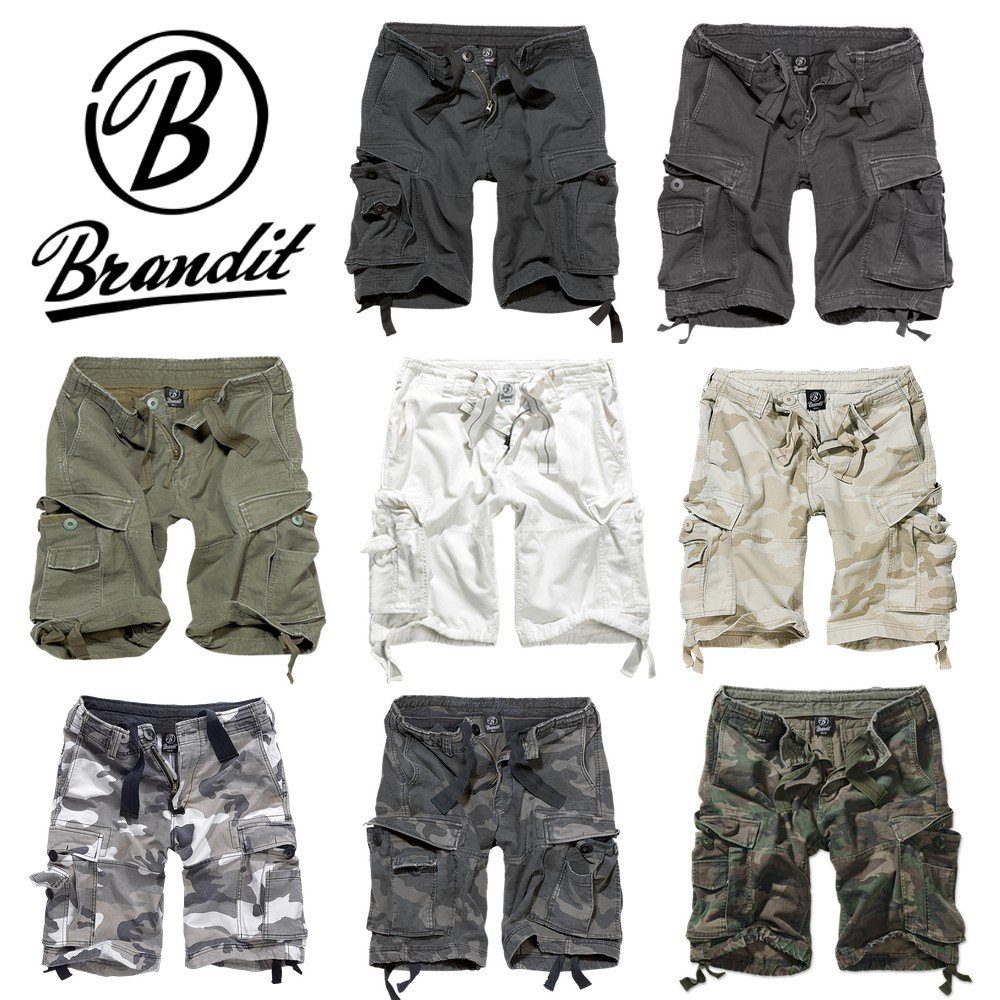 Brandit Cargoshorts Vintage Herren anthracite Cargoshorts 2002 Brandit