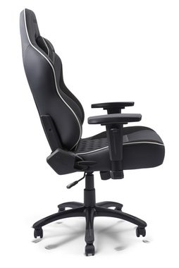 AKRacing Gaming-Stuhl California Ojai, Kunstleder, 3D-Armlehnen, schwarz/weiß