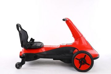 ES-Toys Elektro-Kinderauto Kinder Elektro-Fahrzeug Drift, Belastbarkeit 60 kg, Cart Gokart, Bluetooth Rückwärtsgang Hupe