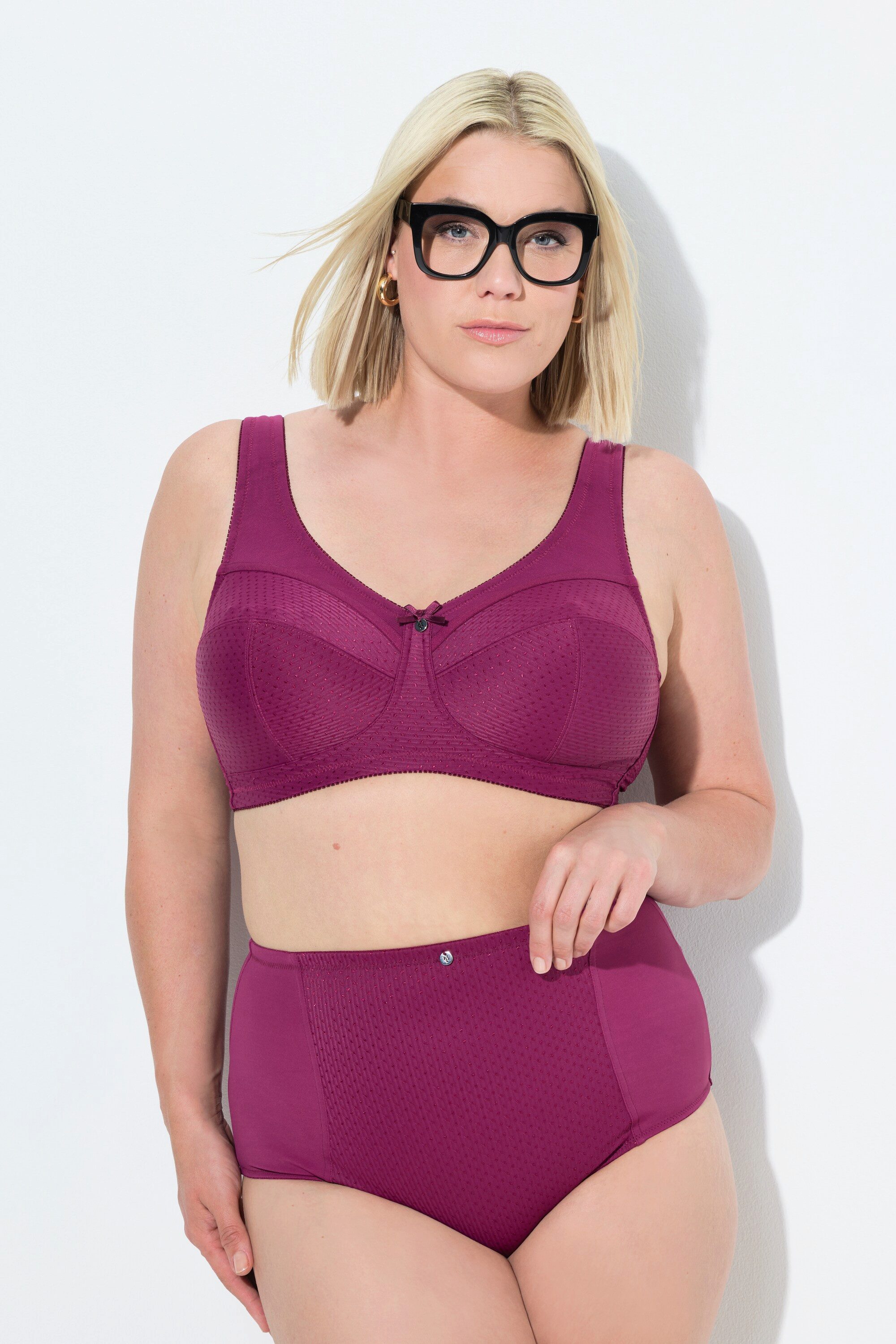 Miederhose Miederhose High Waist Jacquard-Einsatz