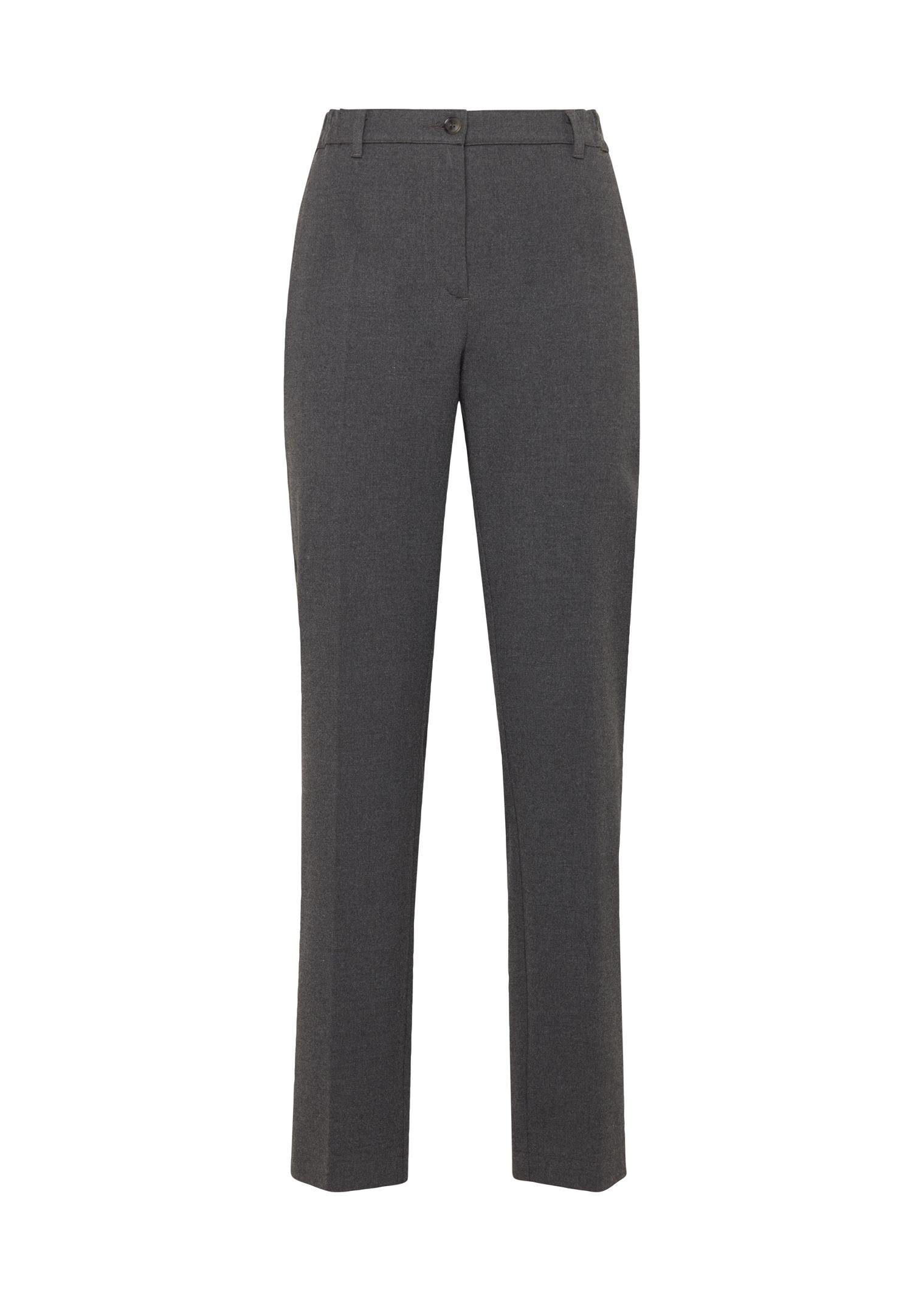 GOLDNER Stoffhose Kurzgröße: Angenehm weiche Flanell-Hose günstig online kaufen