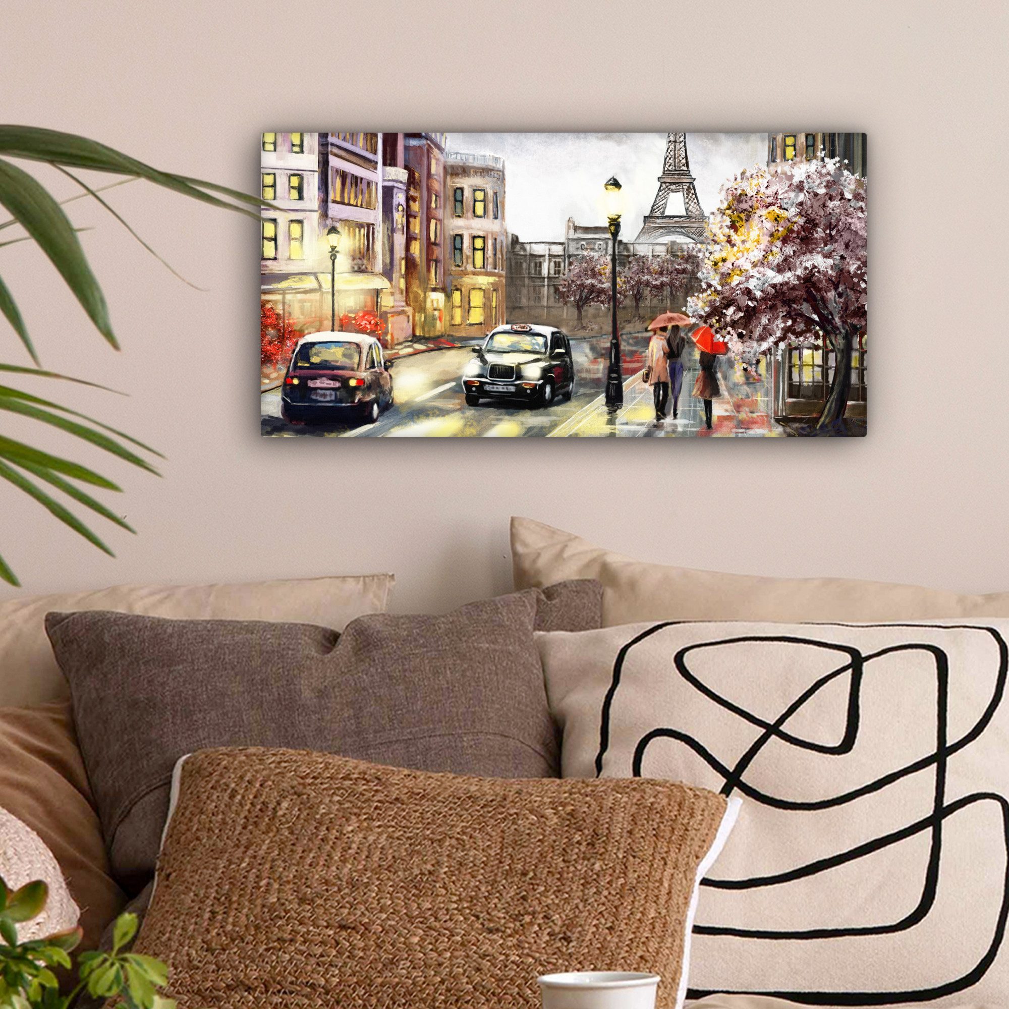 OneMillionCanvasses® Leinwandbild Panorama Kunstdrucke - Paris - Frankreich günstig online kaufen