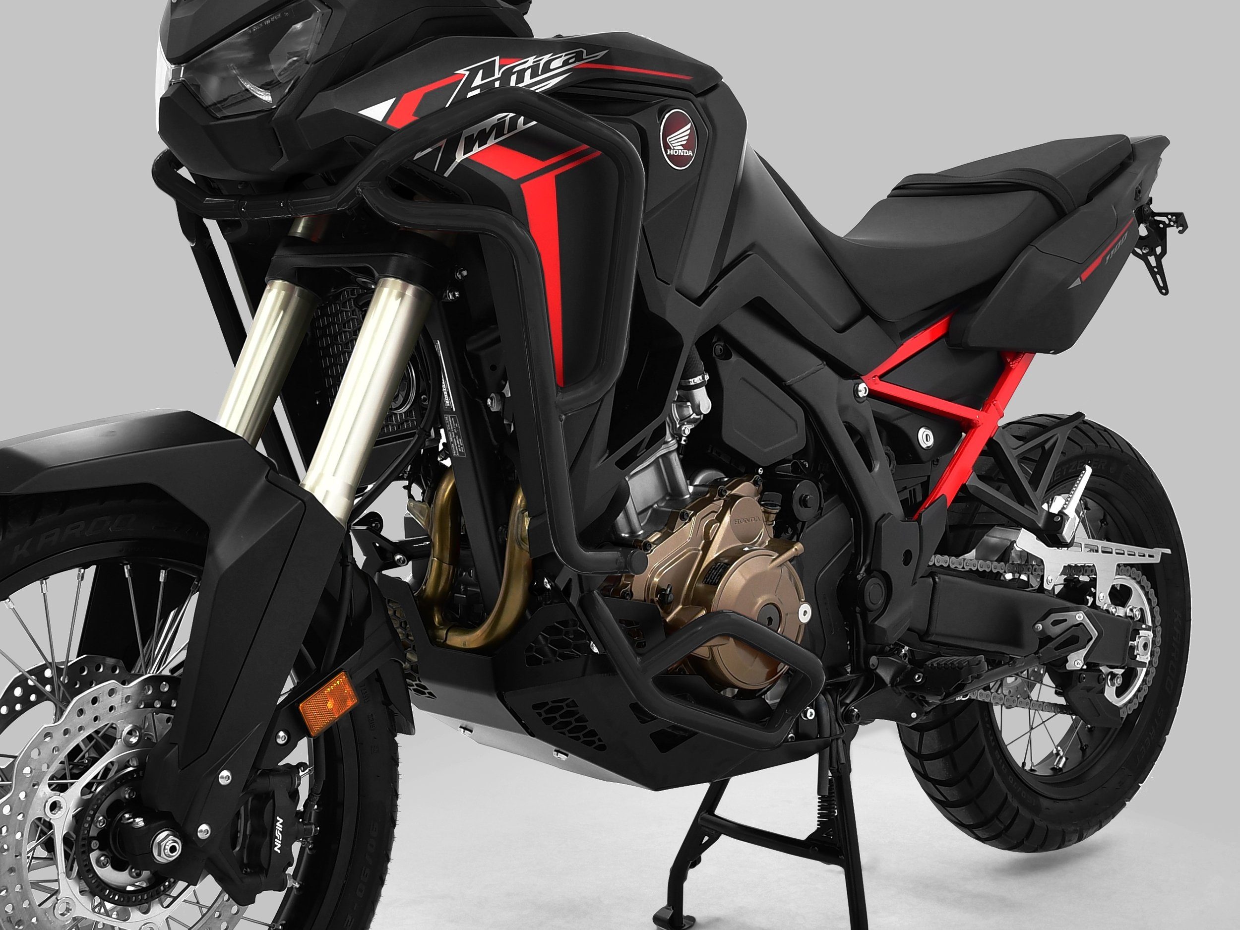 Motor-Schutzhülle Sturzbügel-Set kompatibel mit Honda CRF 1100 L Africa Twin schwarz